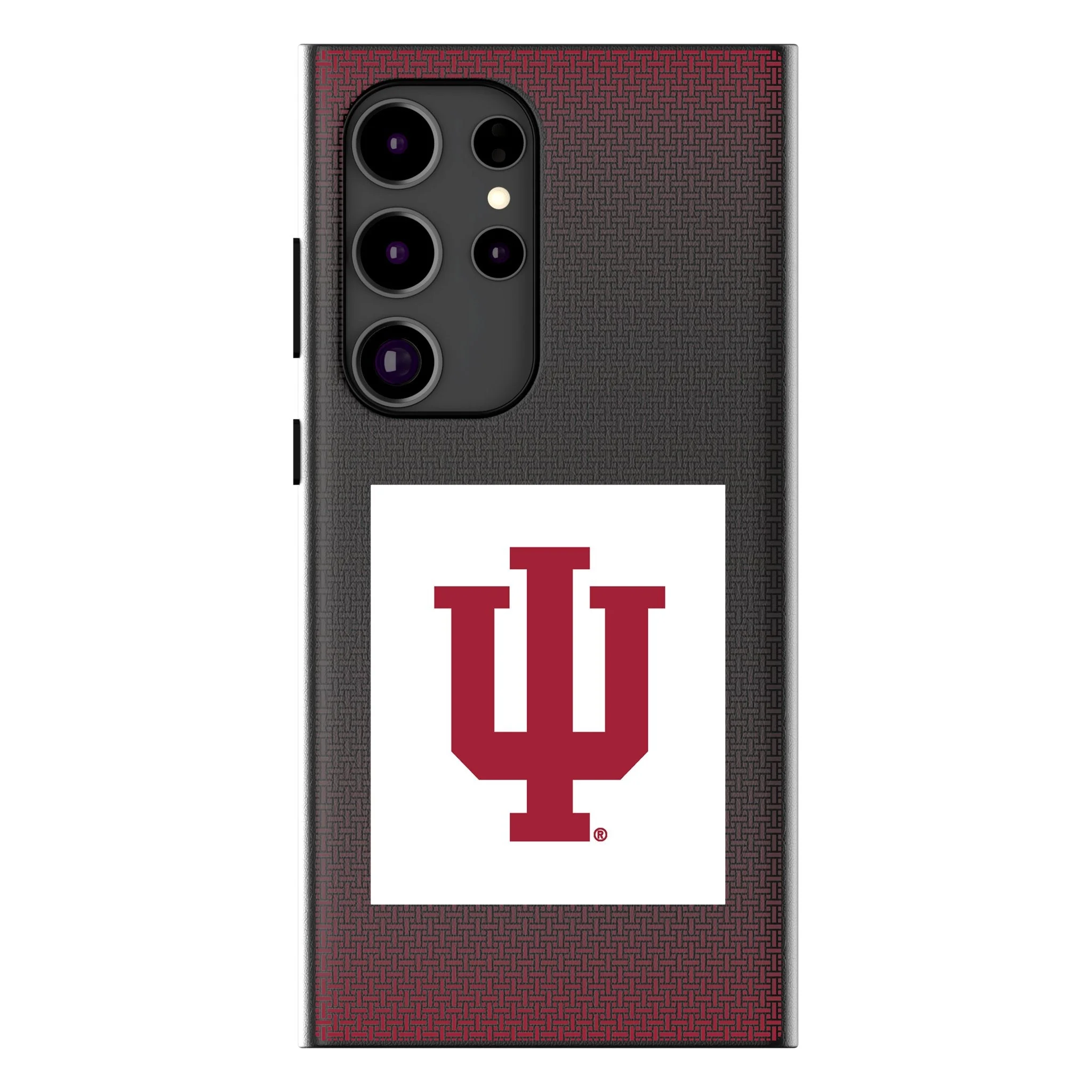 Indiana University Hoosiers Linen MagSafe Compatible Phone Case for Samsung Galaxy