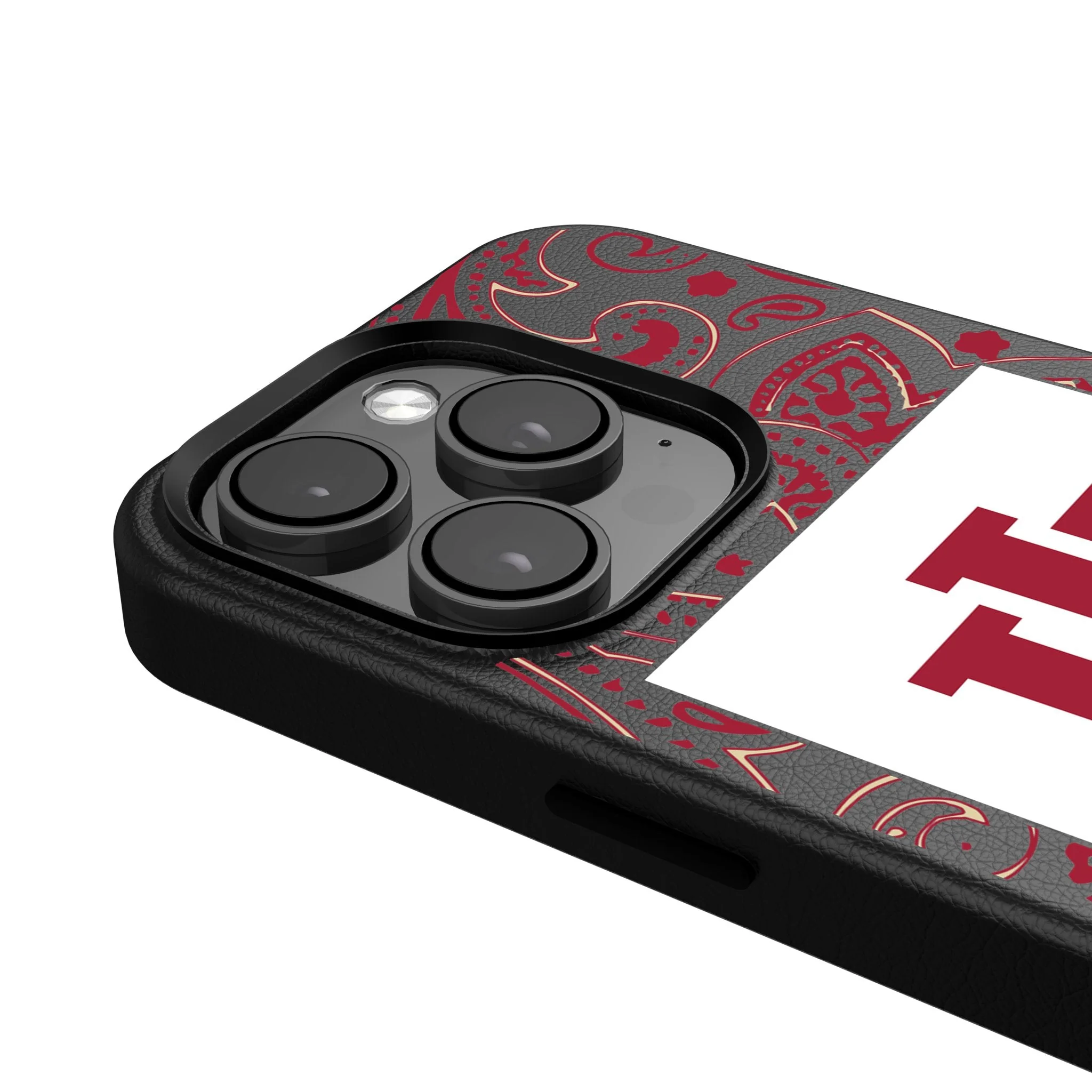 Indiana University Hoosiers Paisley MagSafe Compatible Phone Case for Apple iPhone - Image 4