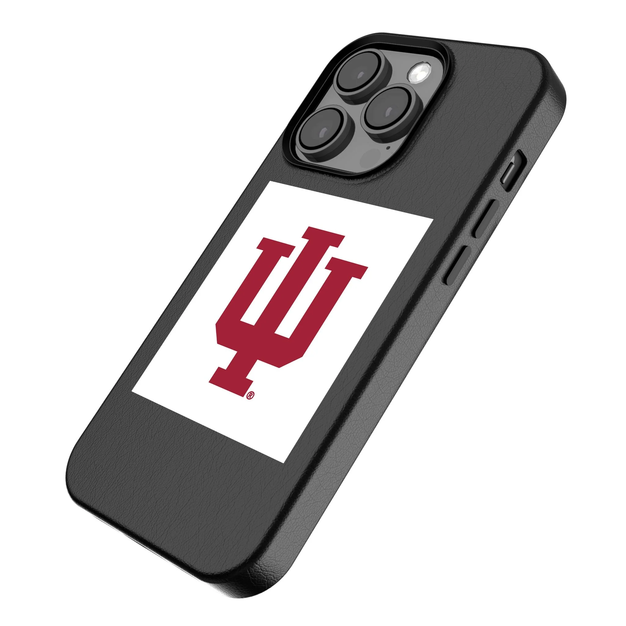 Indiana University Hoosiers Text Backdrop MagSafe Compatible Phone Case for Apple iPhone - Image 2