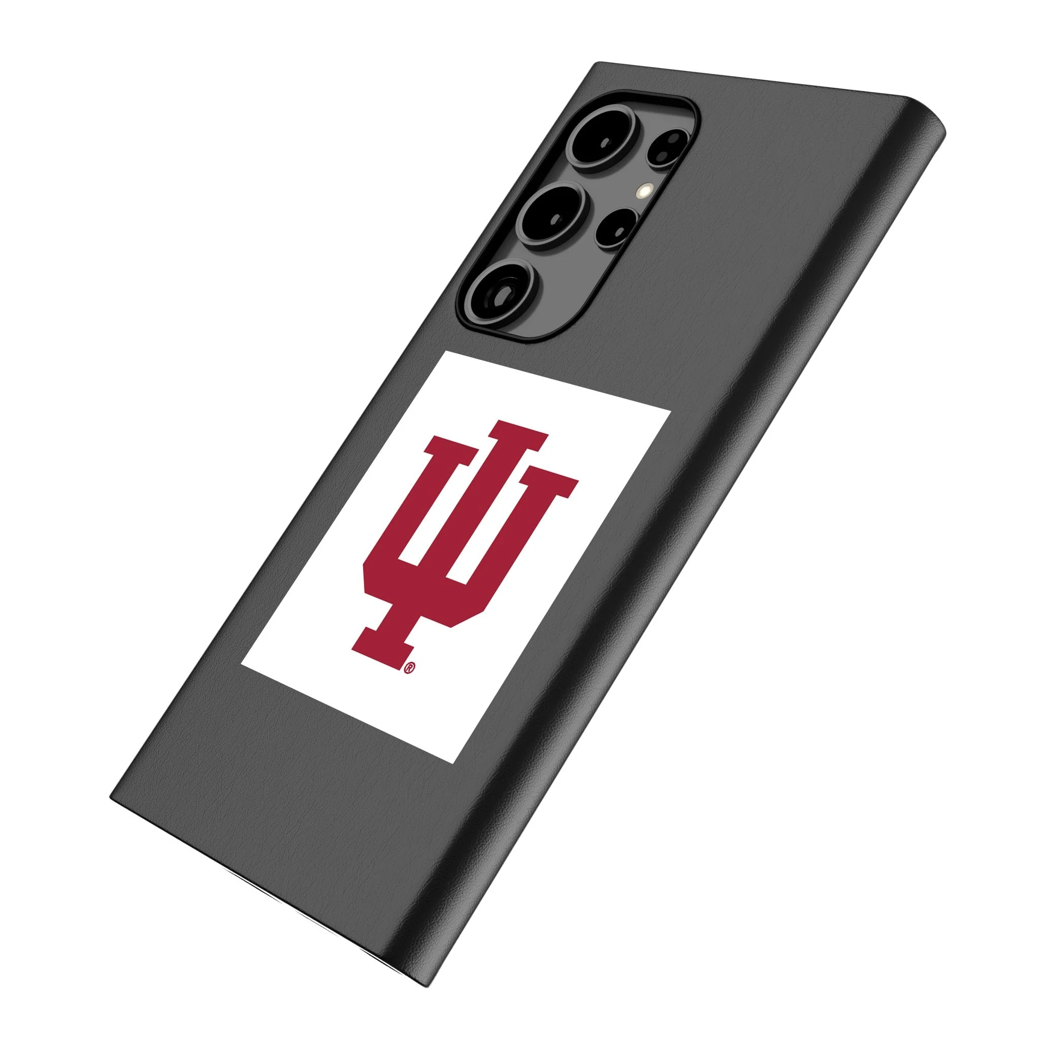 Indiana University Hoosiers Text Backdrop MagSafe Compatible Phone Case for Samsung Galaxy - Image 2