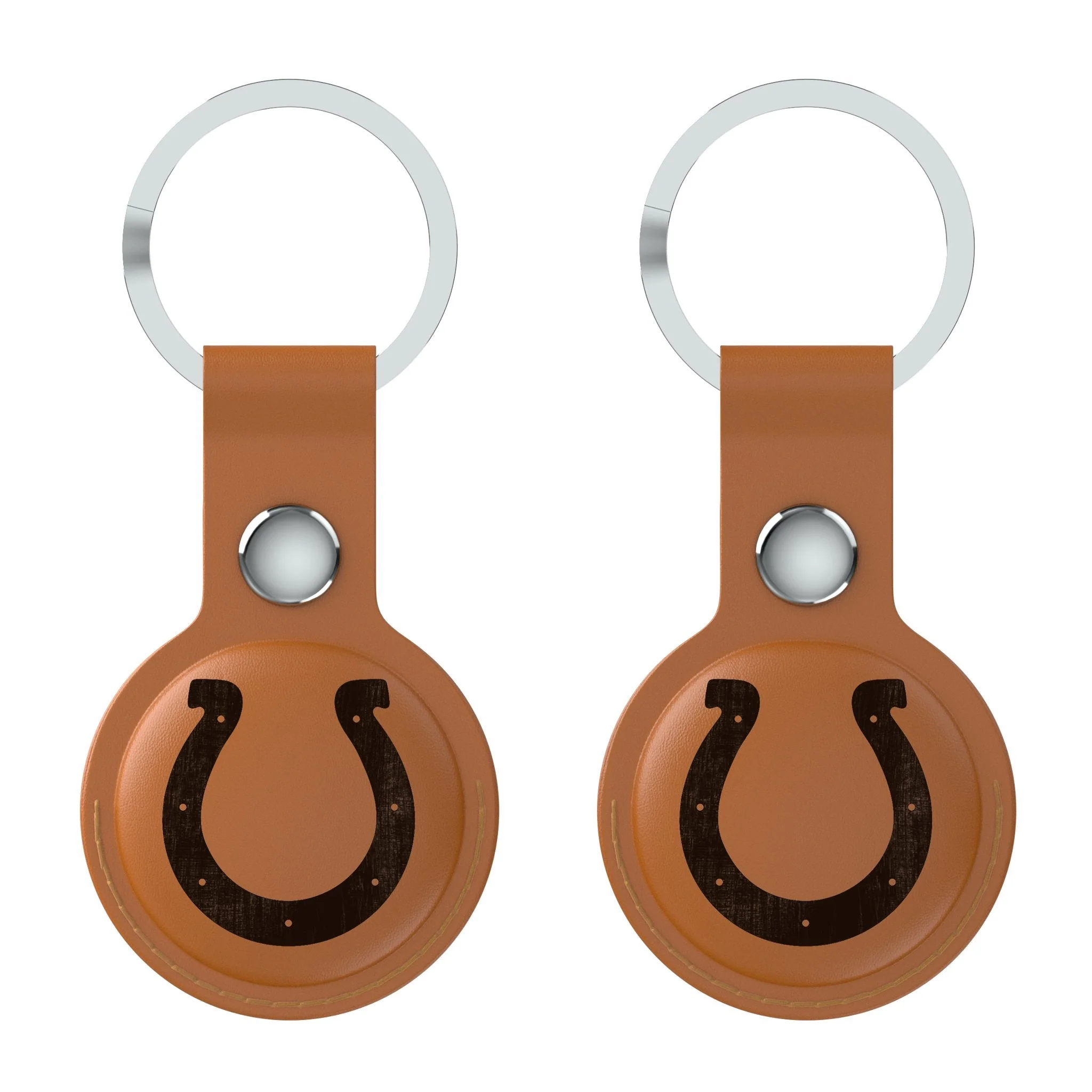 Indianapolis Colts Burn Brown Airtag Holder 2-Pack - Image 2