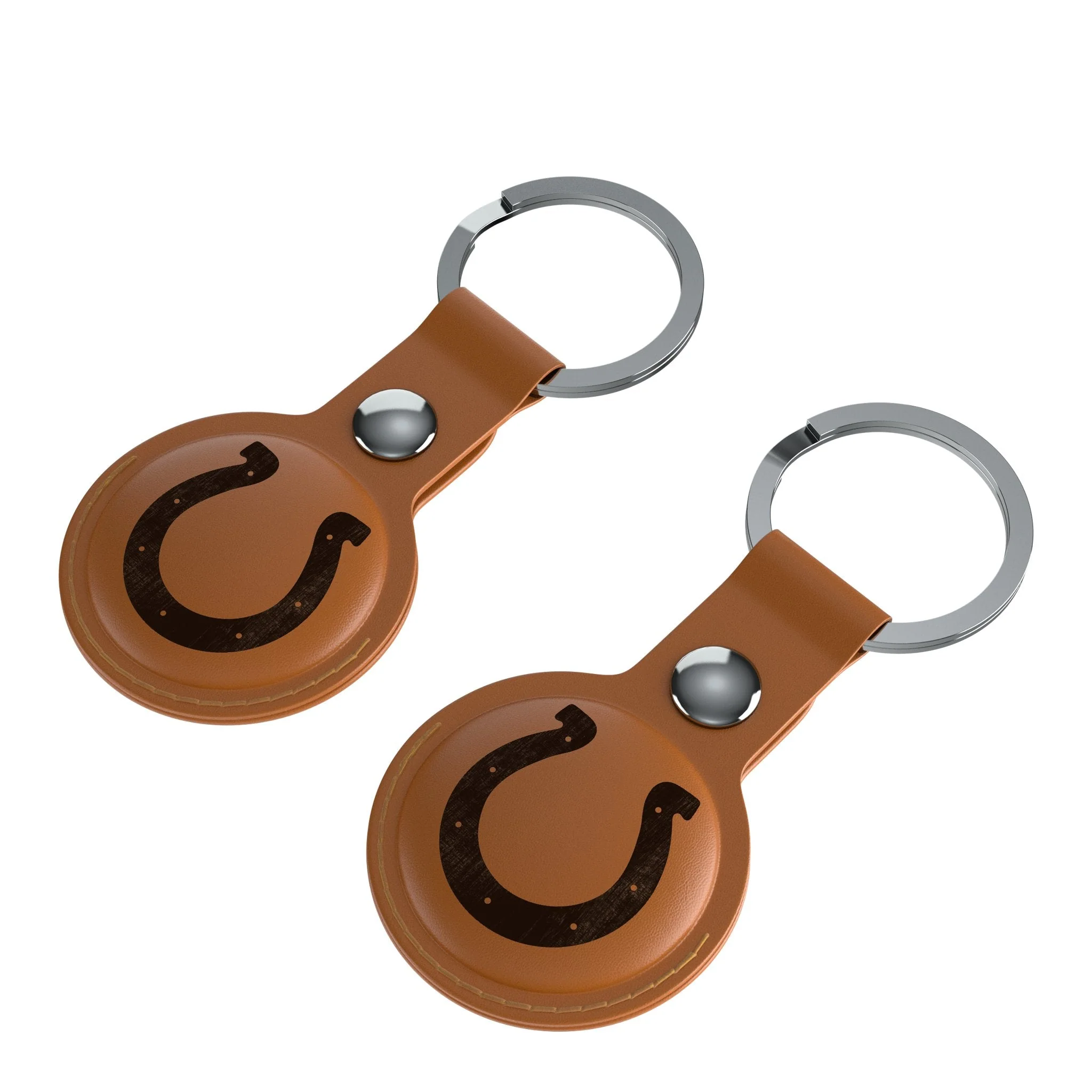 Indianapolis Colts Burn Brown Airtag Holder 2-Pack - Image 3