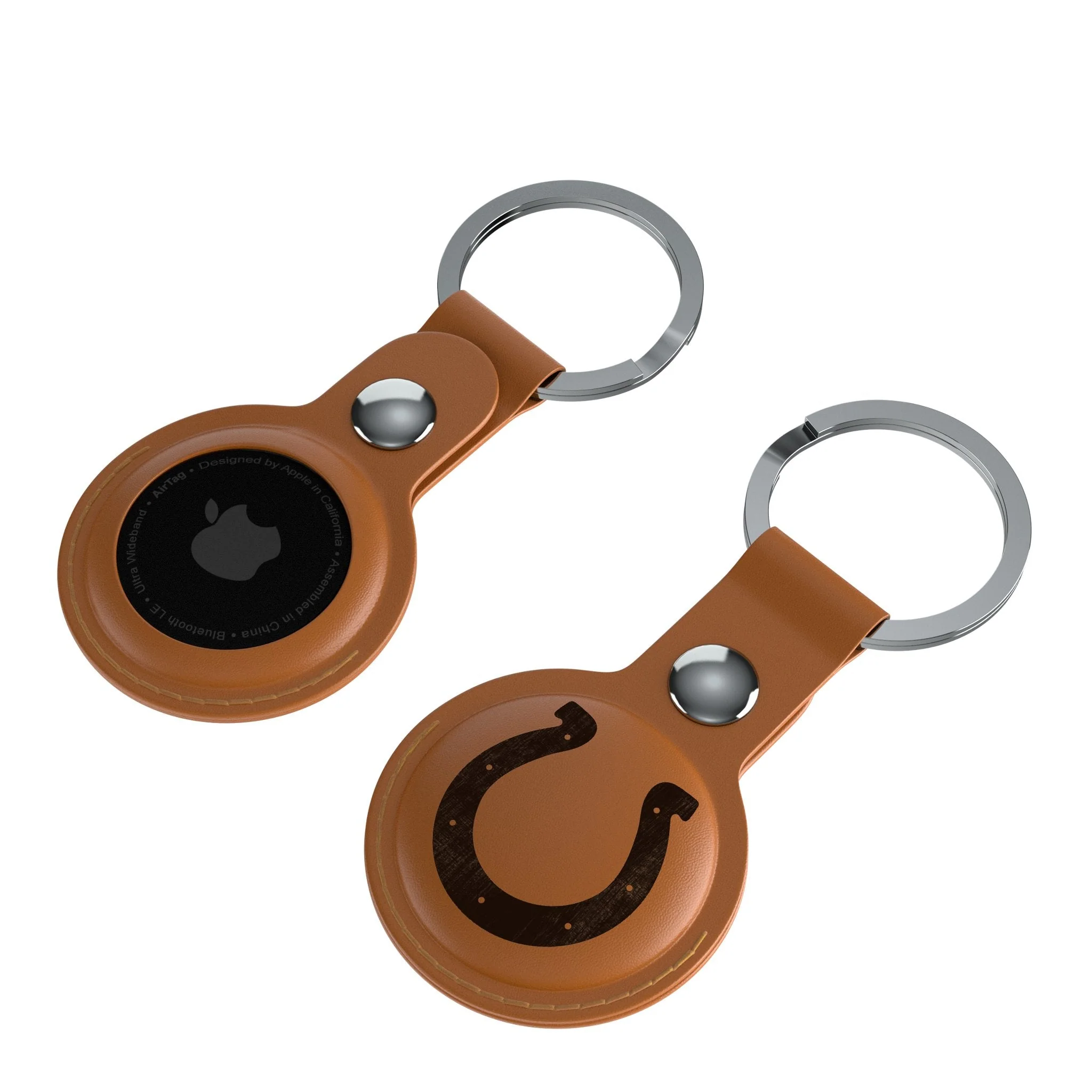Indianapolis Colts Burn Brown Airtag Holder 2-Pack - Image 4