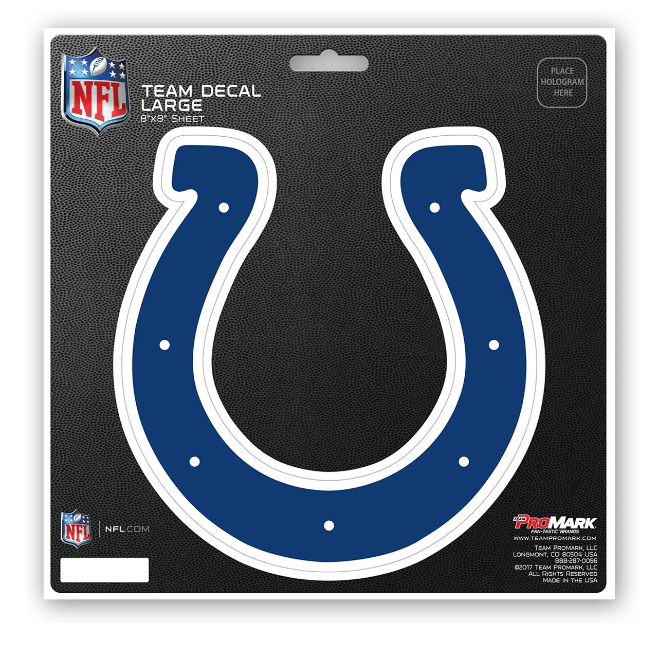 Indianapolis Colts Decal 8x8 Die Cut - Image 2