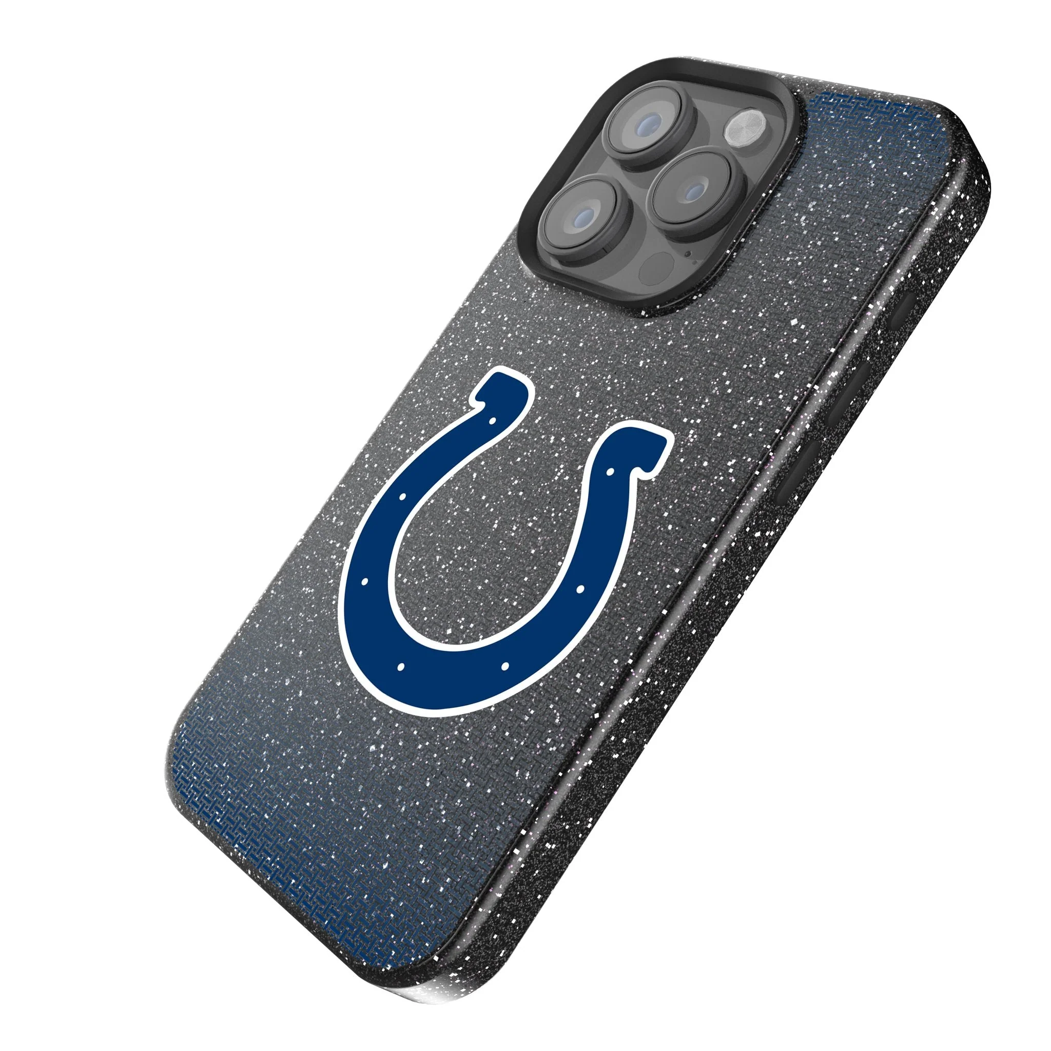 Indianapolis Colts Linen Bling Phone Case for Apple iPhone - Image 2