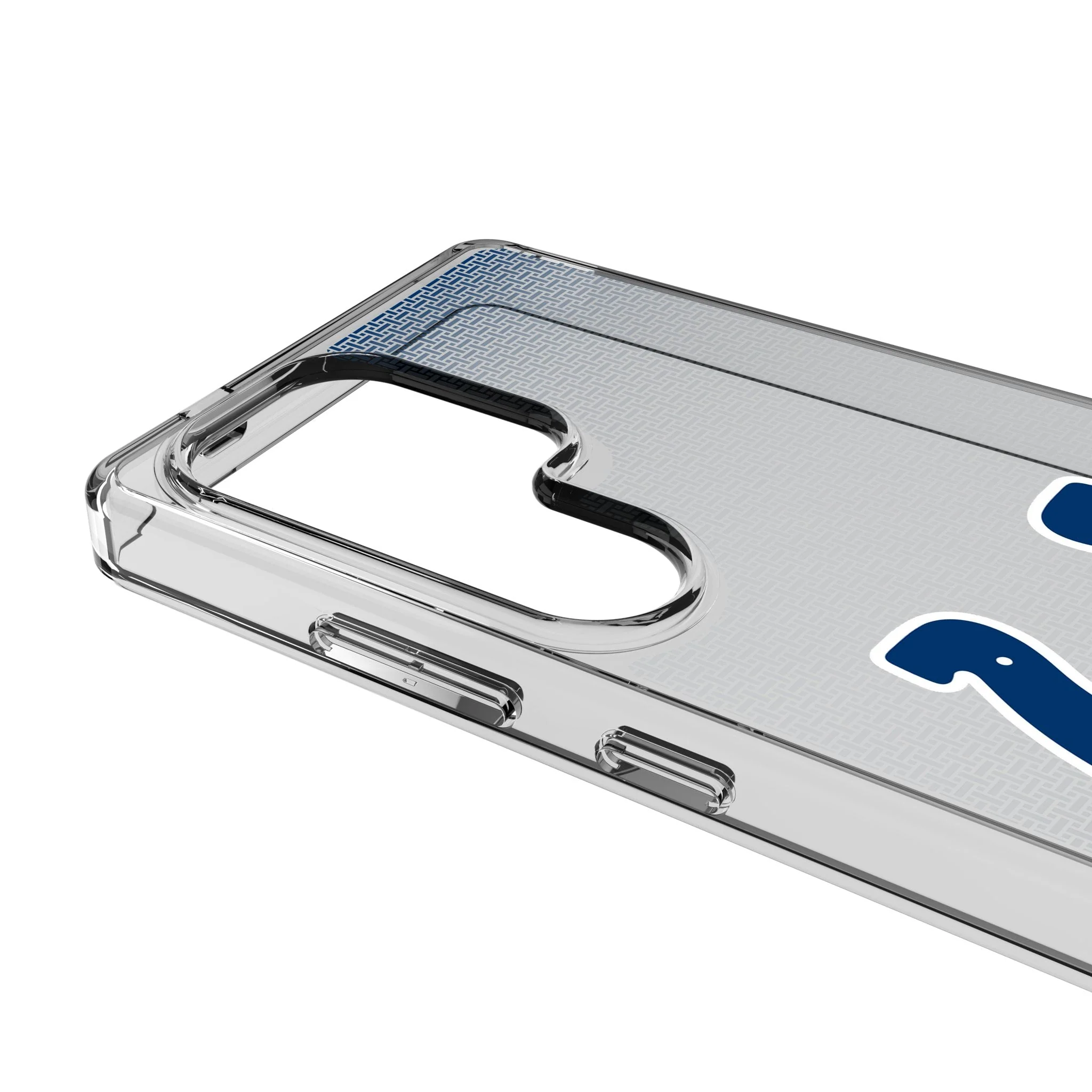 Indianapolis Colts Linen Clear Phone Case for Samsung Galaxy - Image 3
