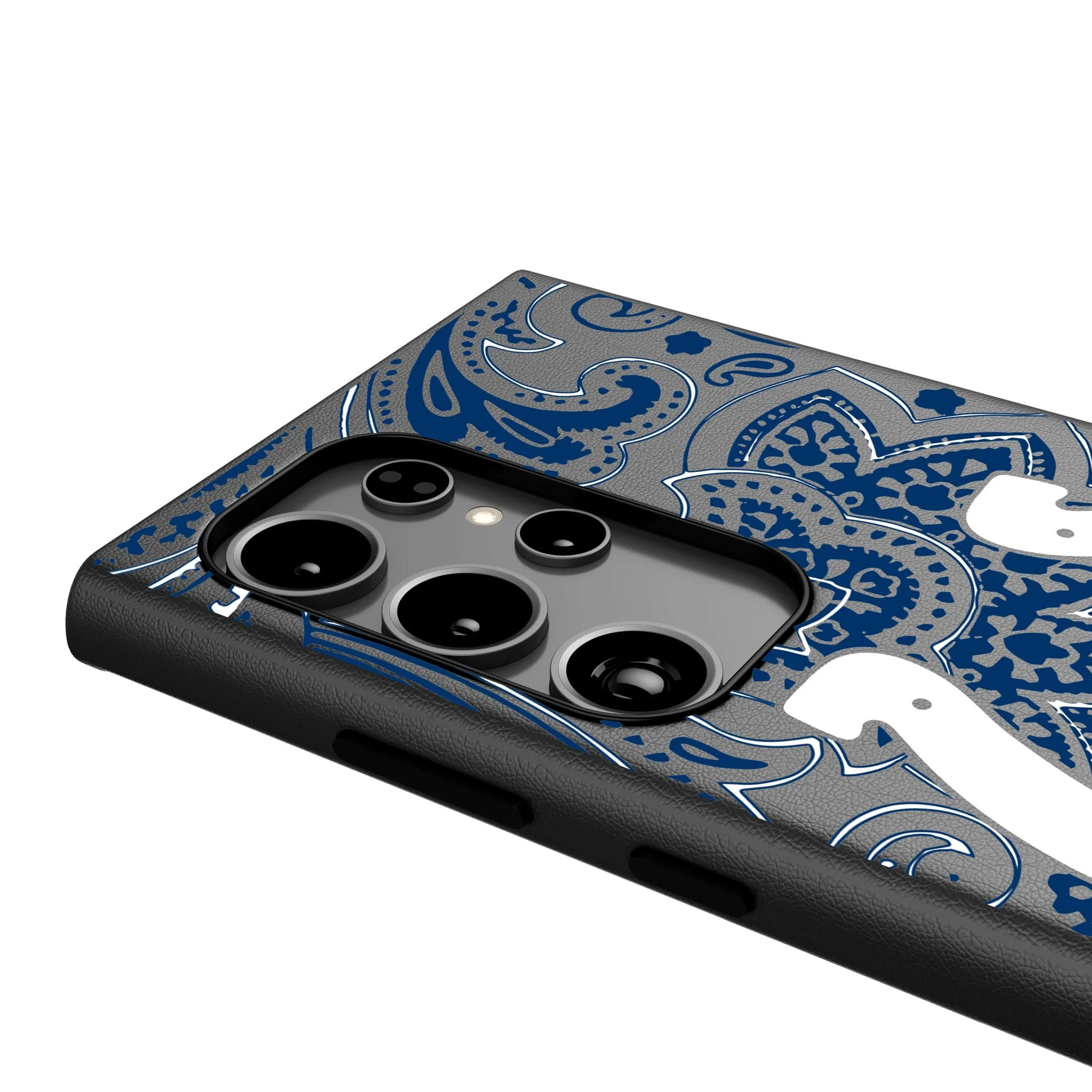 Indianapolis Colts Paisley MagSafe Compatible Phone Case for Samsung Galaxy - Image 4