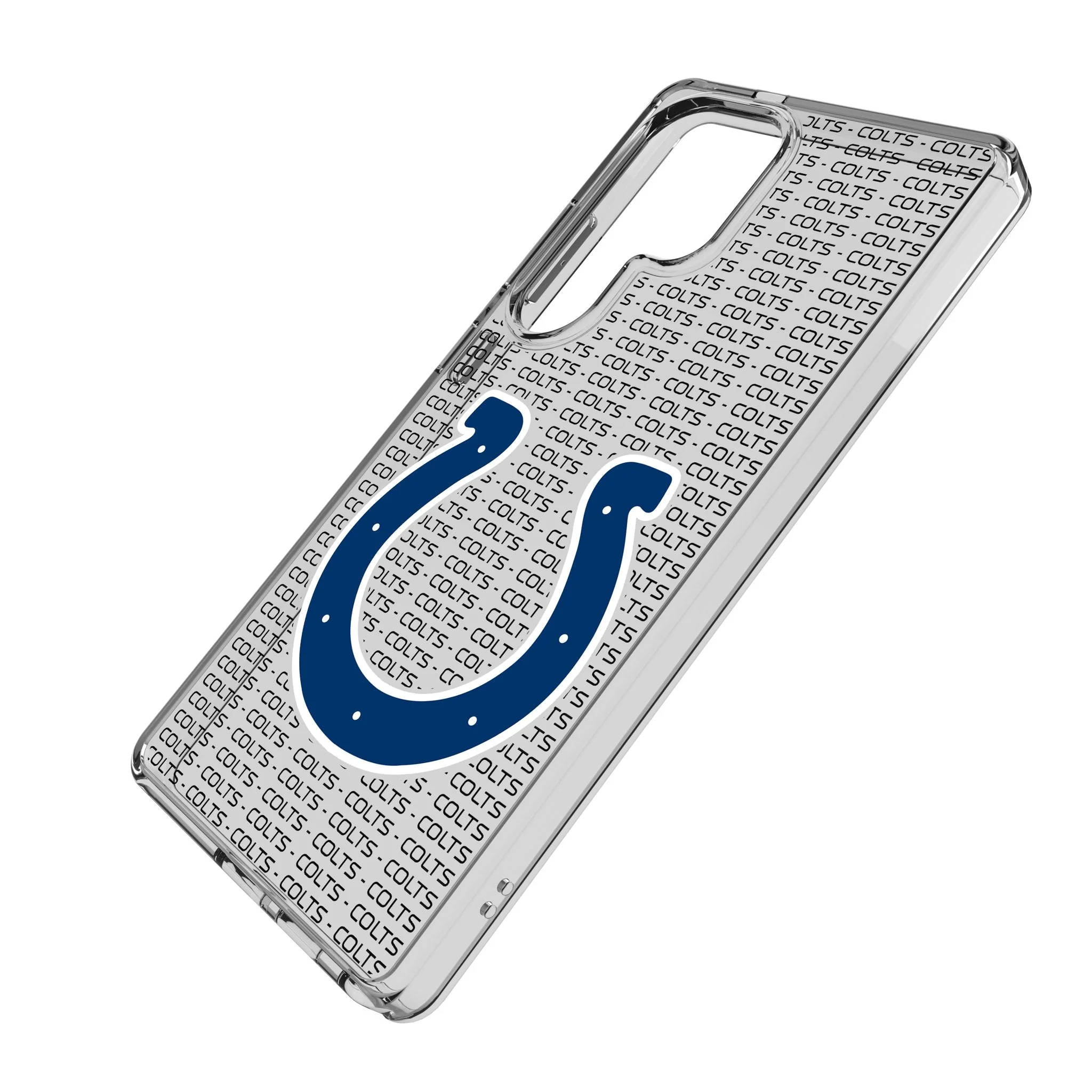 Indianapolis Colts Text Backdrop Clear Phone Case for Samsung Galaxy - Image 2