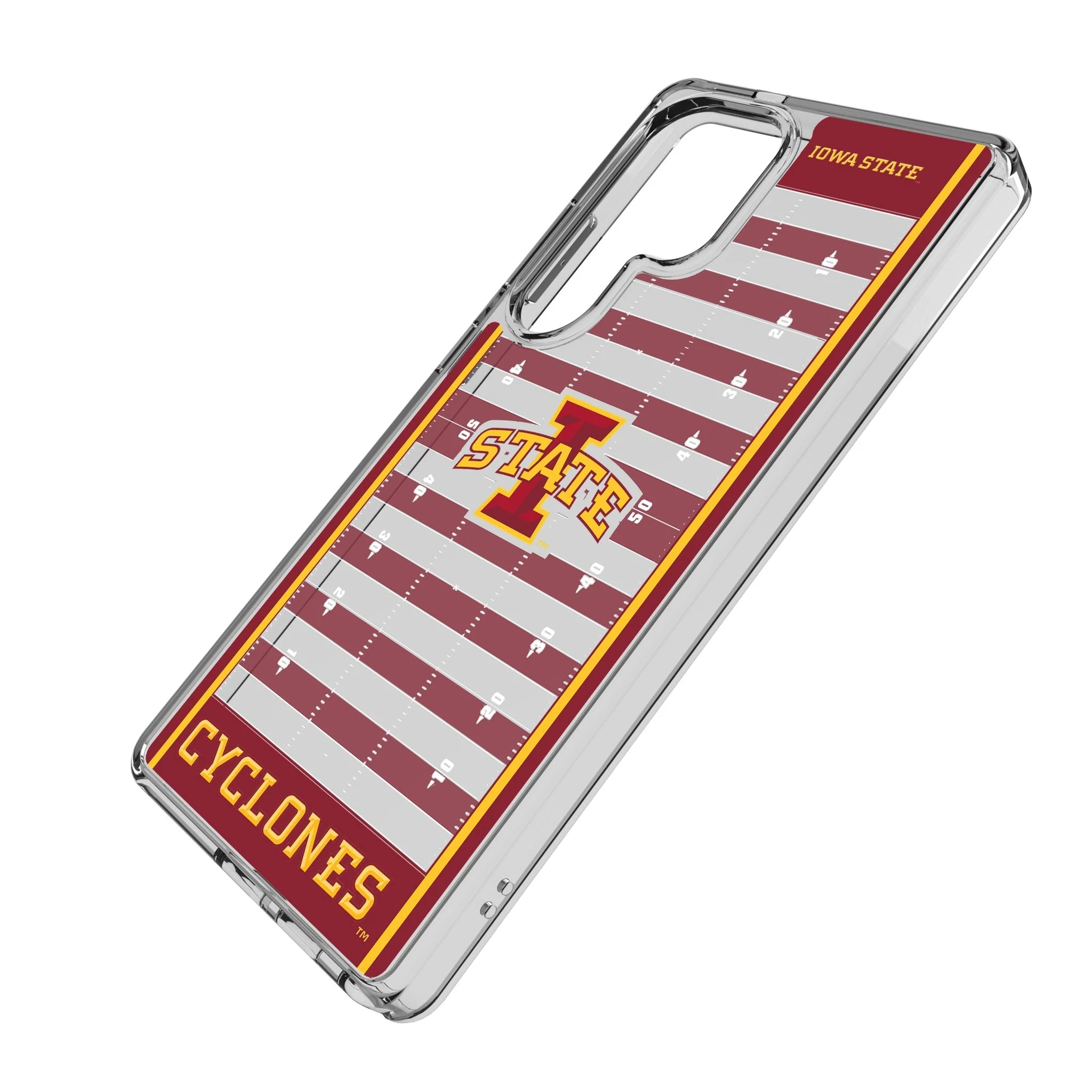 Iowa State University Cyclones Field Clear Phone Case for Samsung Galaxy - Image 2