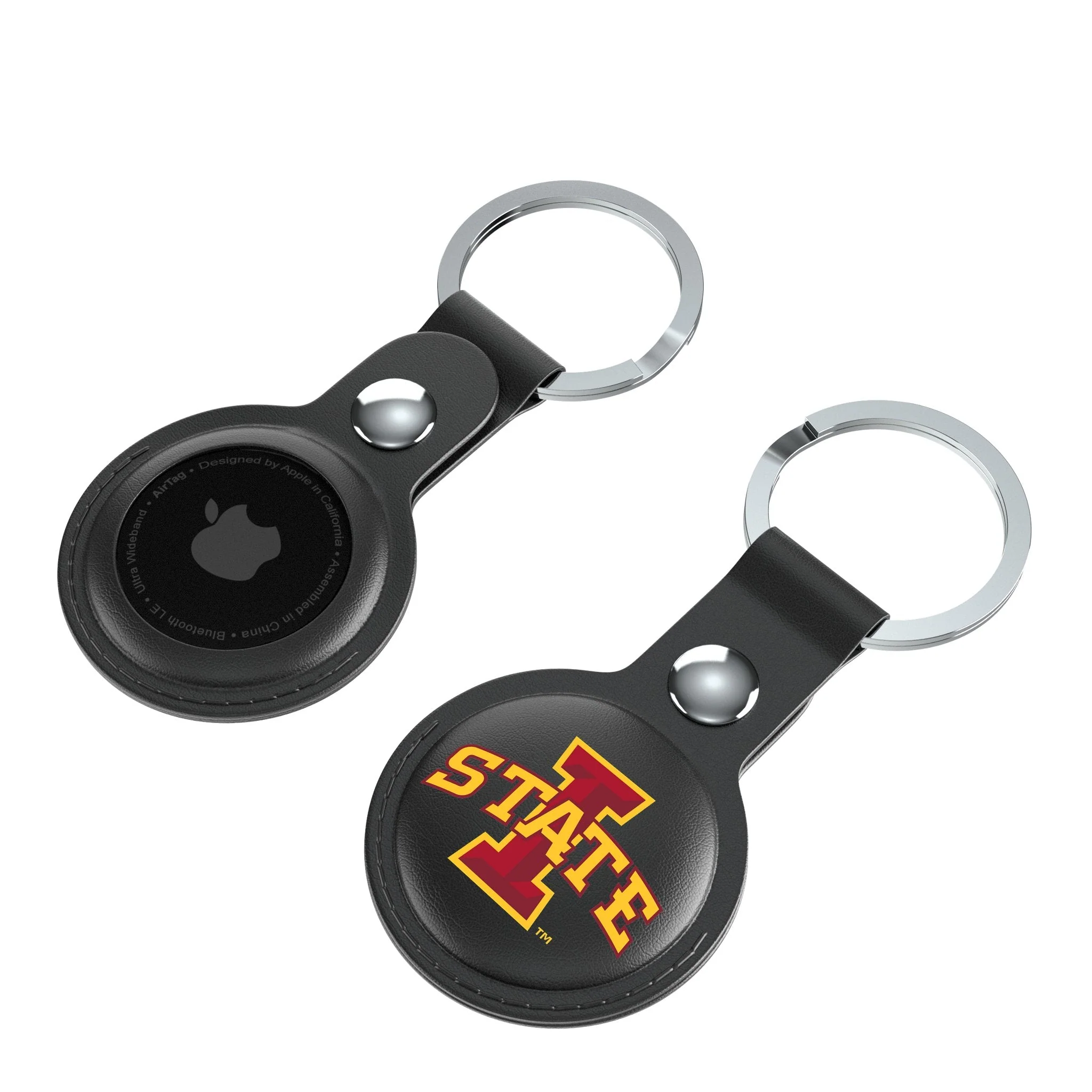 Iowa State University Cyclones Insignia Black Airtag Holder 2-Pack - Image 4
