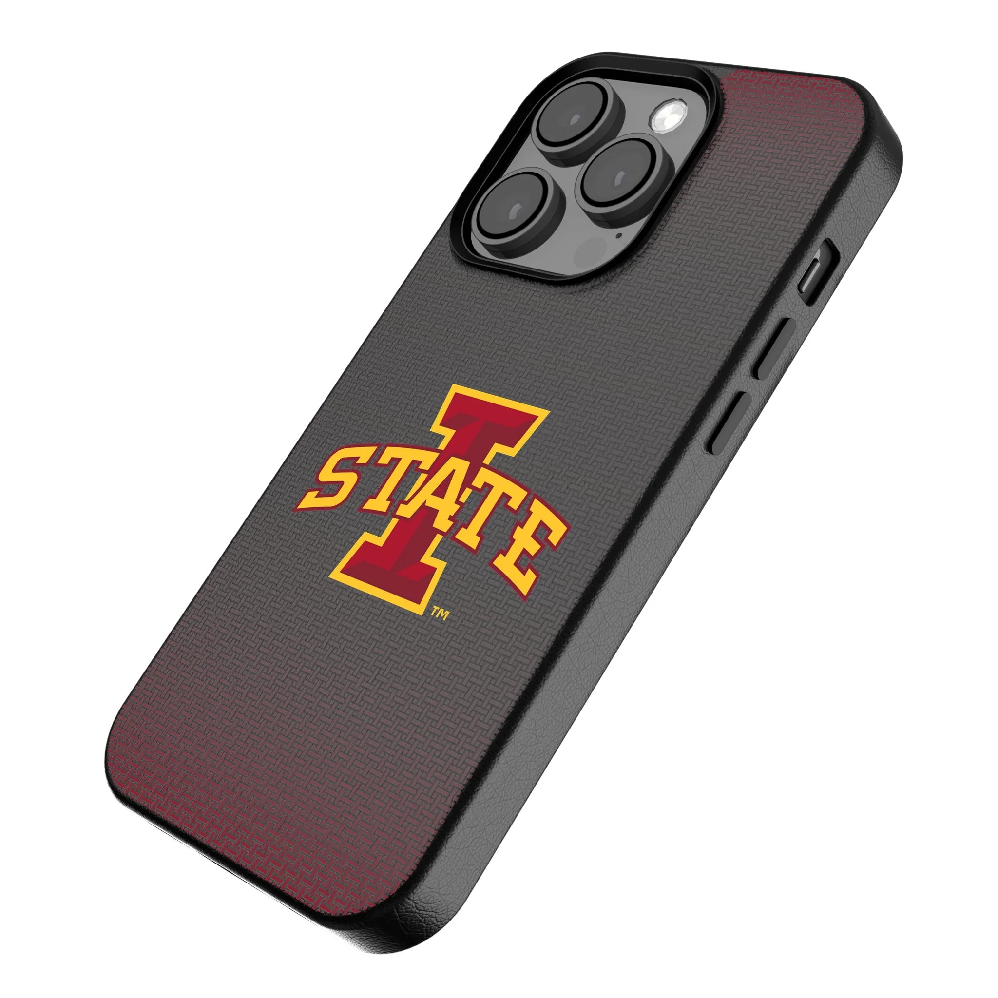 Iowa State University Cyclones Linen MagSafe Compatible Phone Case for Apple iPhone - Image 2