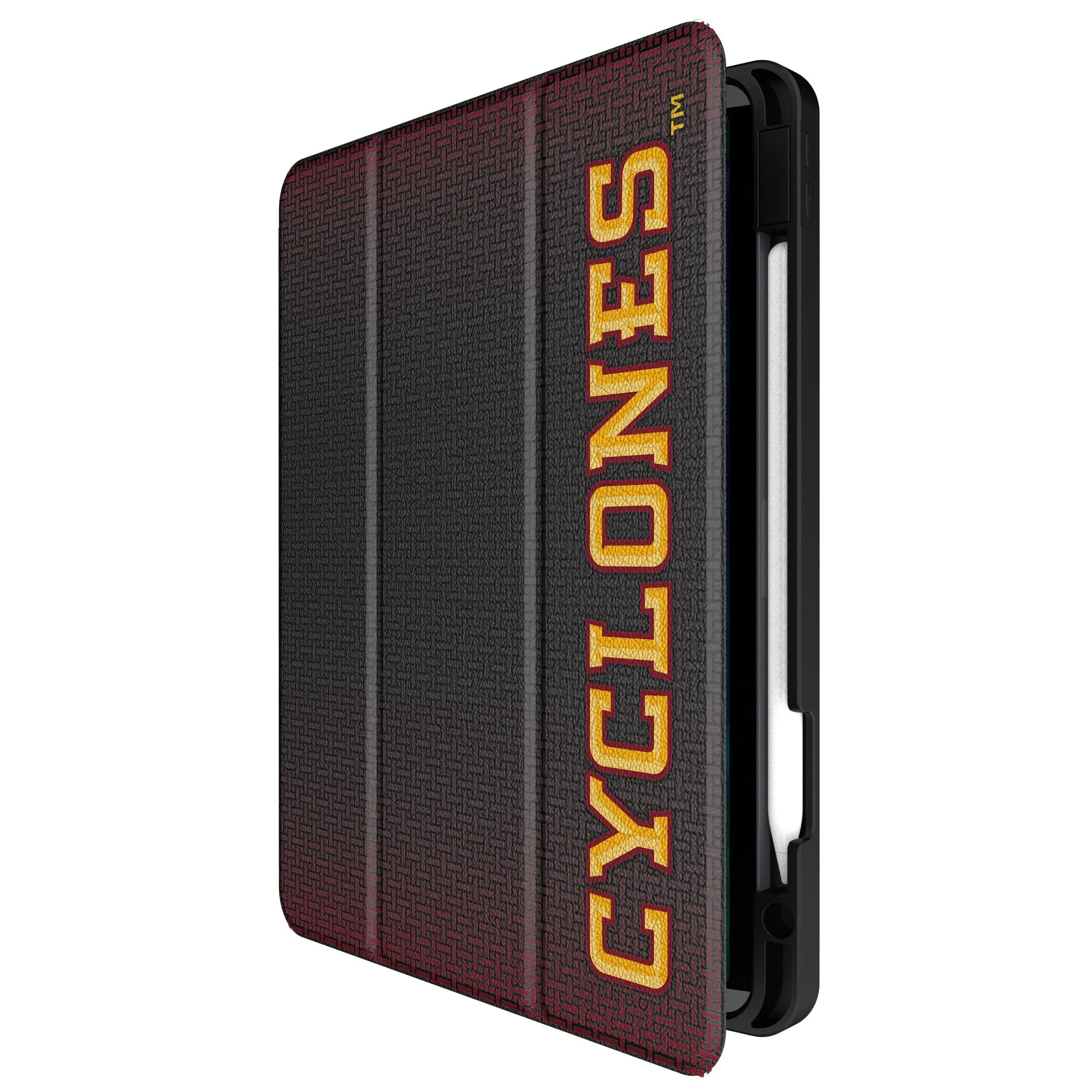 Iowa State University Cyclones Linen Tablet Case for Apple iPad - Image 2