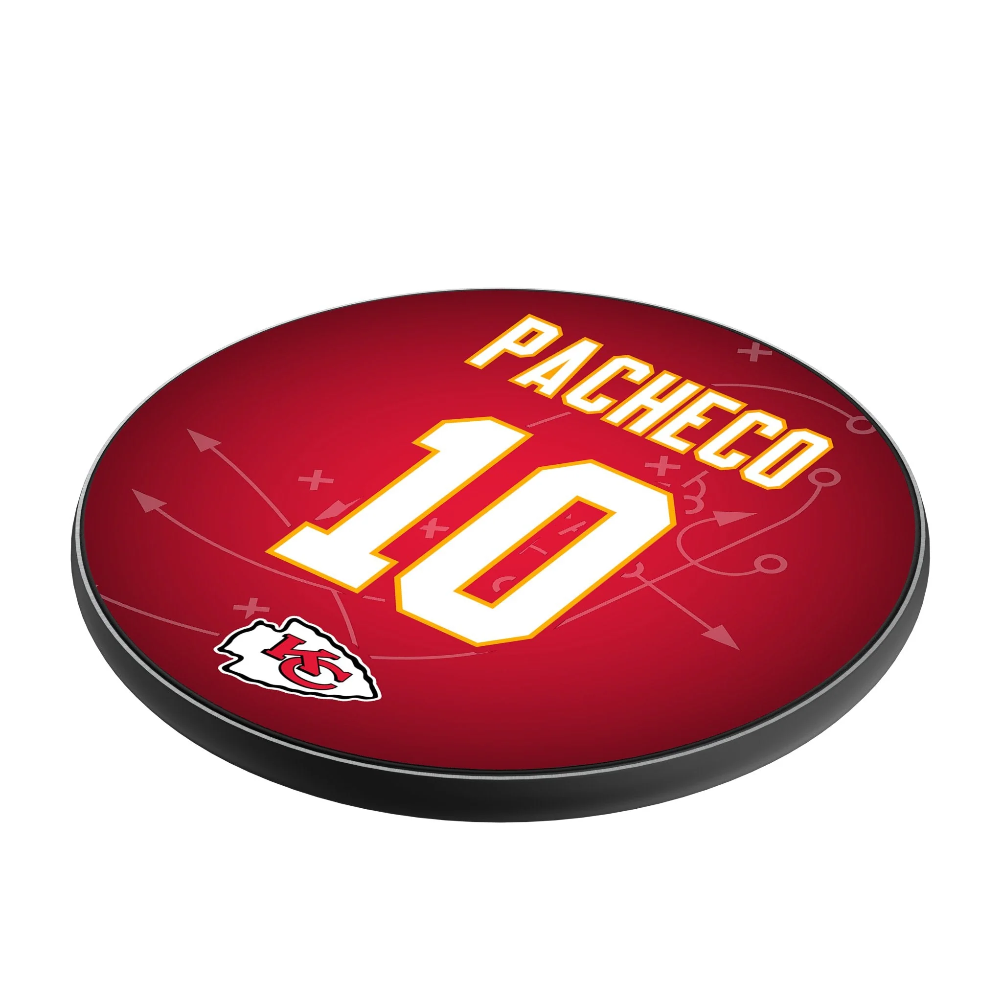 Isiah Pacheco Kansas City Chiefs 10 Ready 15-Watt Wireless Charger - Image 2