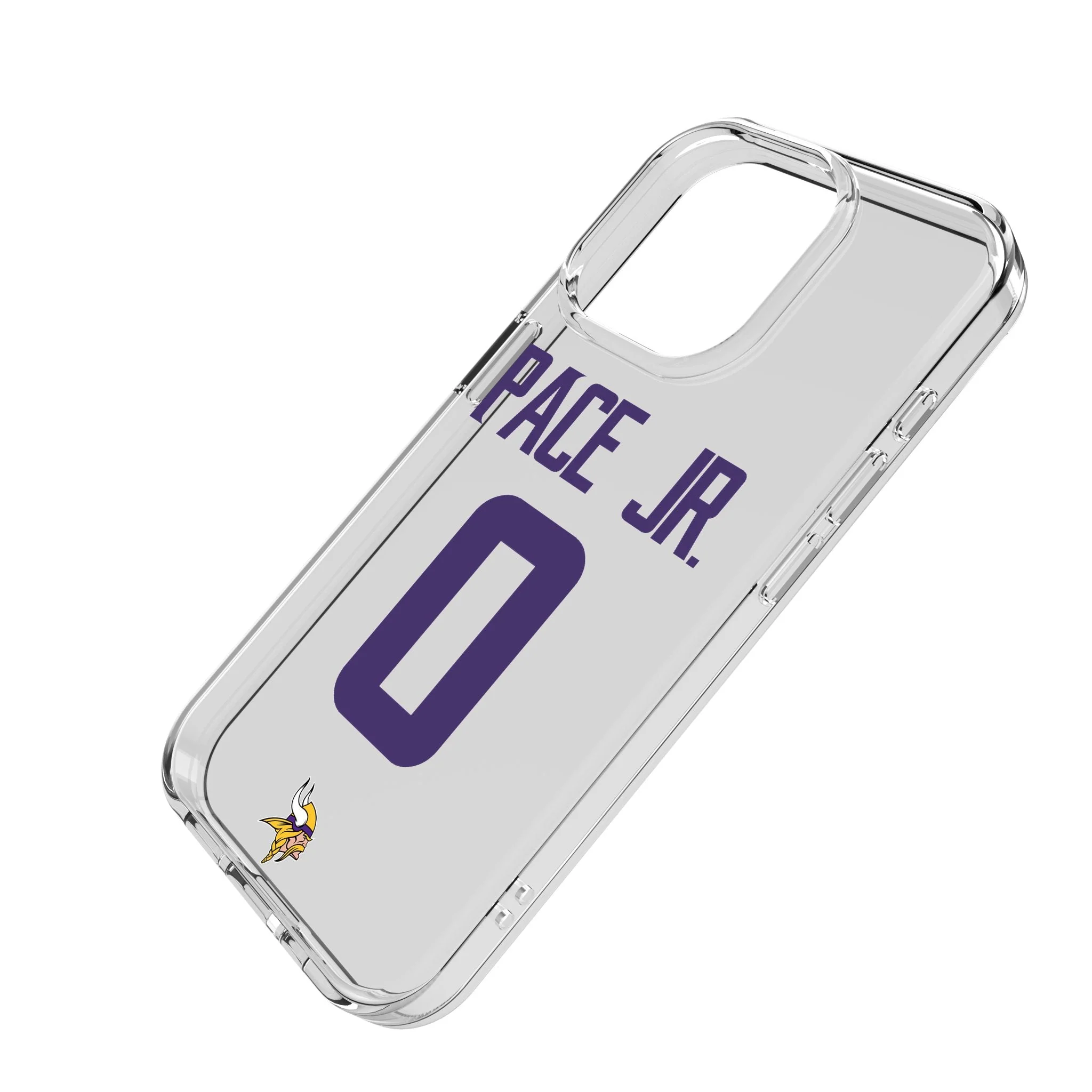 Ivan Pace Jr. Minnesota Vikings 0 Game Tactic Clear Phone Case for Apple iPhone - Image 2