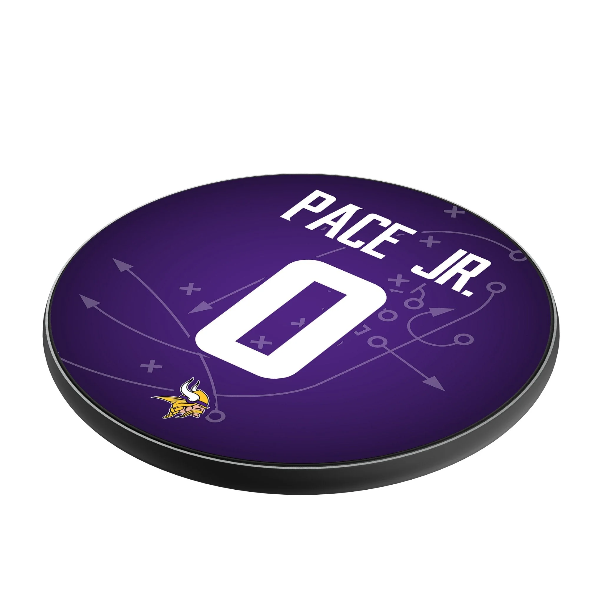 Ivan Pace Jr. Minnesota Vikings 0 Ready 15-Watt Wireless Charger - Image 2