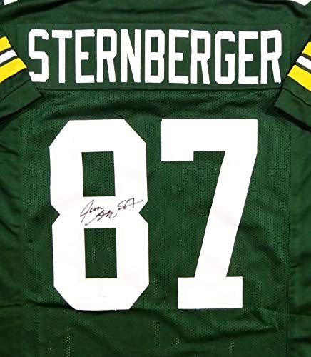 Jace Sternberger Autographed Green Pro Style Jersey- JSA Witnessed Auth *8 - Image 3