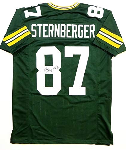 Jace Sternberger Autographed Green Pro Style Jersey- JSA Witnessed Auth *8 - Image 4