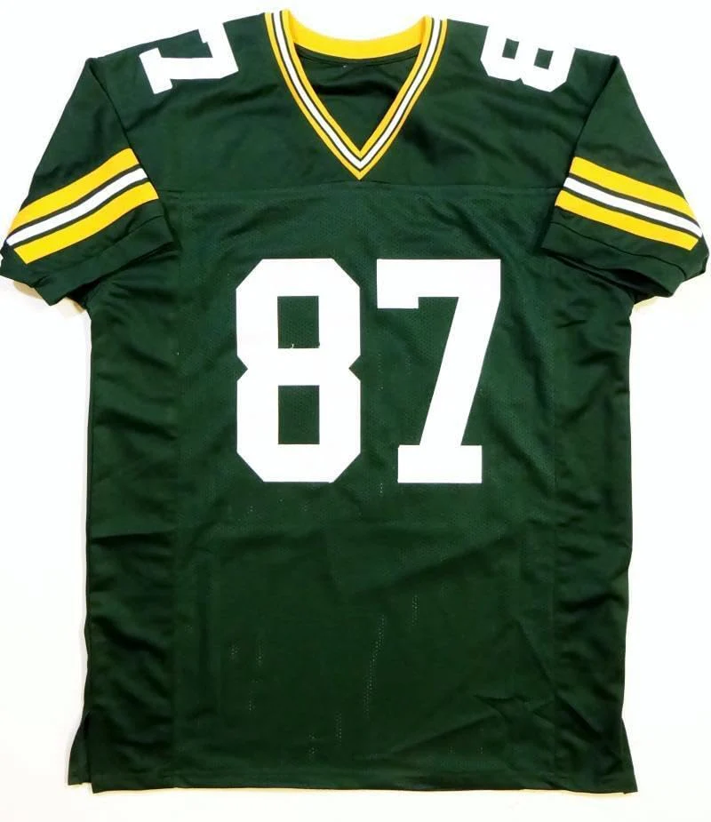 Jace Sternberger Autographed Green Pro Style Jersey- JSA Witnessed Auth *8 - Image 5