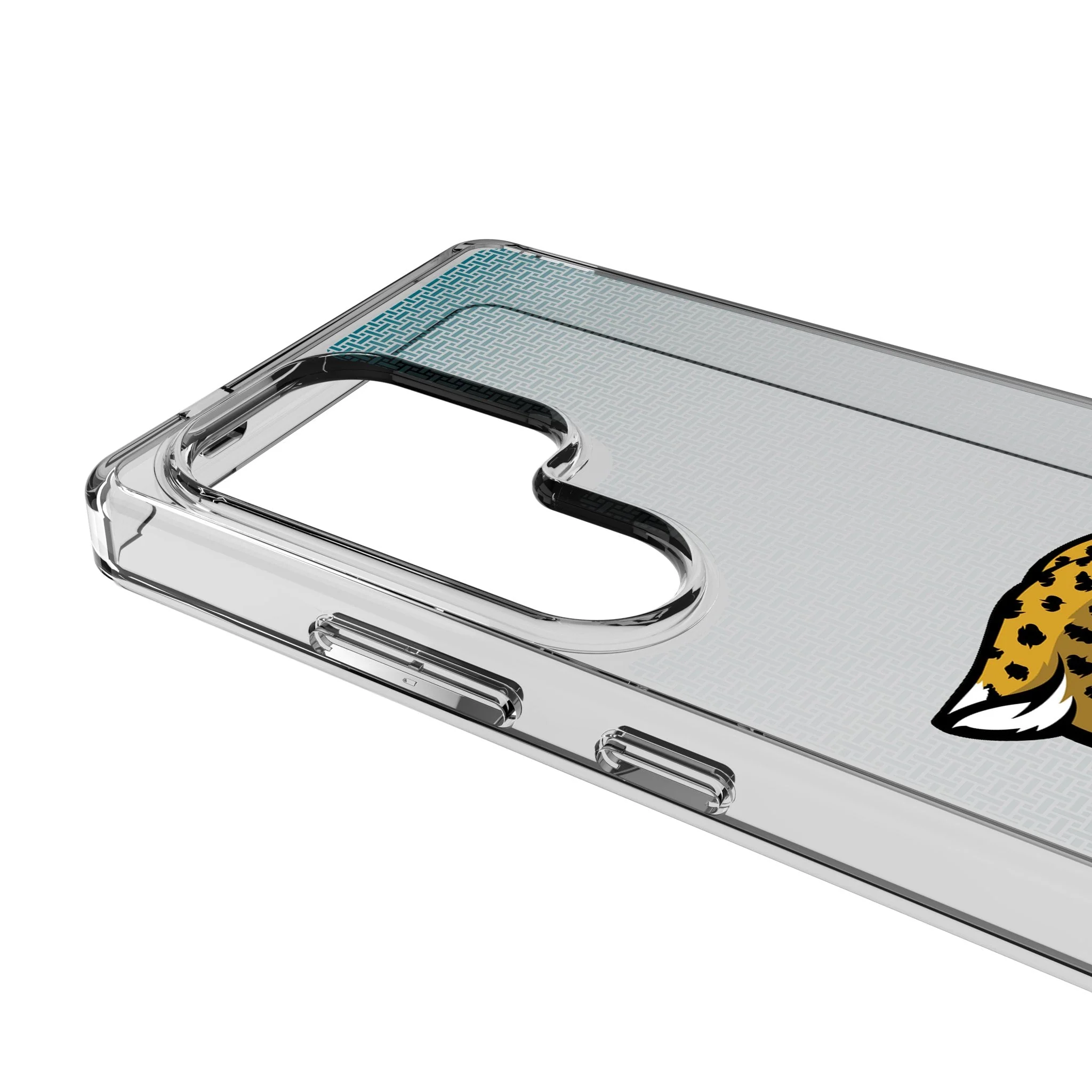Jacksonville Jaguars Linen Clear Phone Case for Samsung Galaxy - Image 3