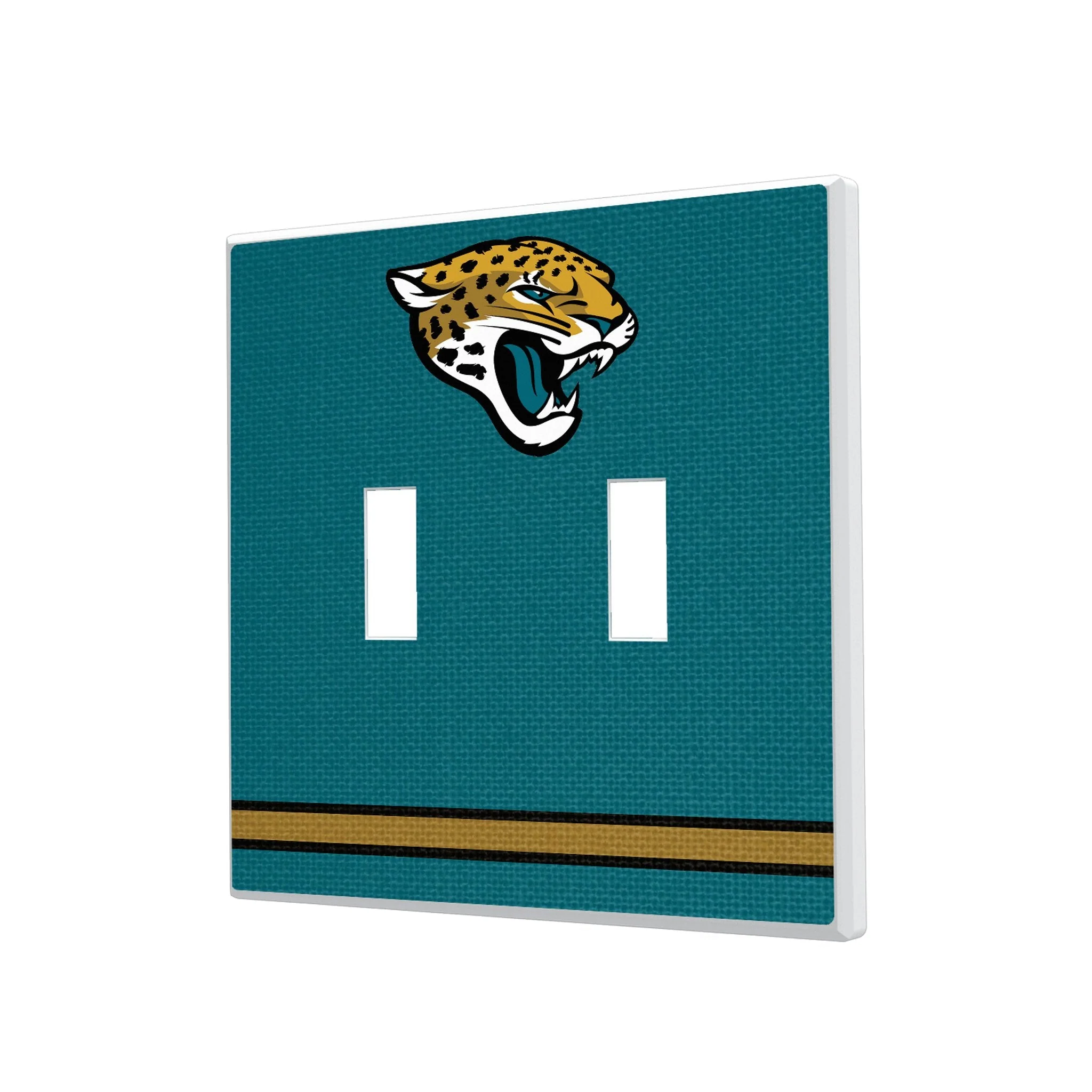 Jacksonville Jaguars Stripe Hidden-Screw Light Switch Plate - Image 3