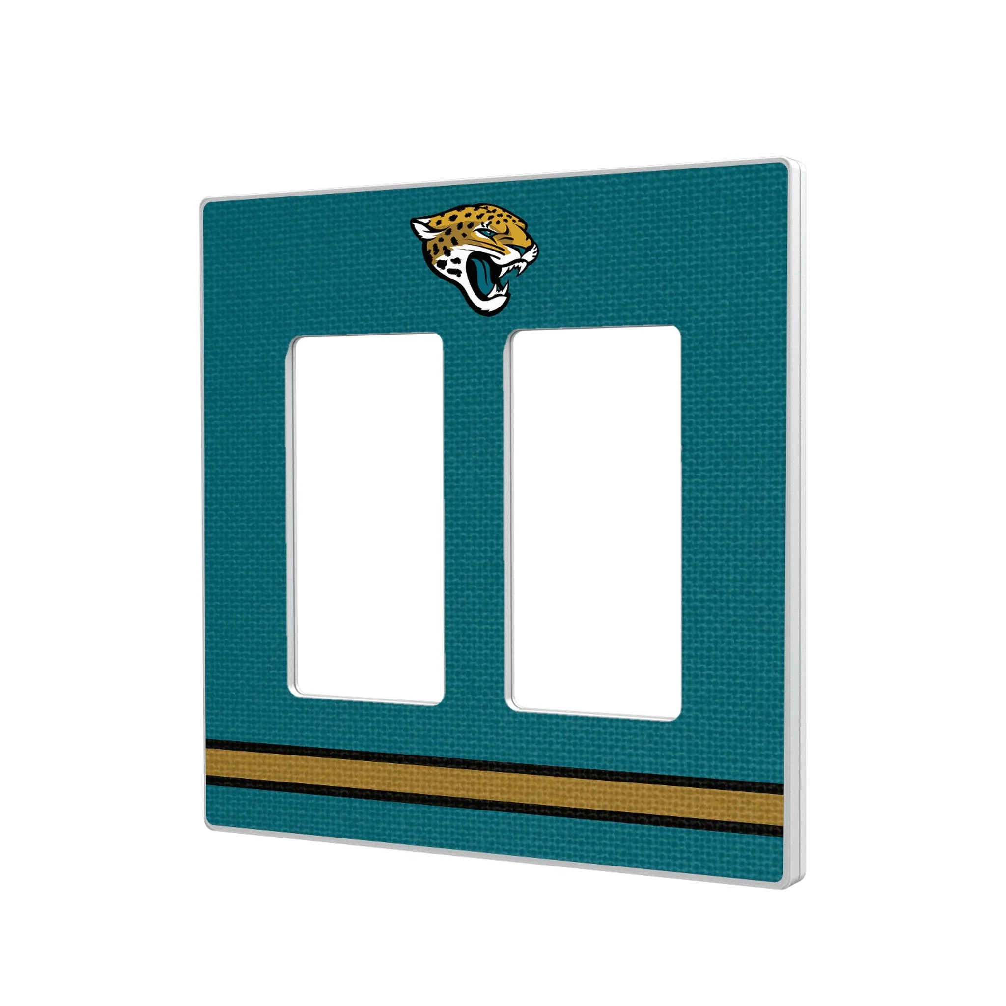 Jacksonville Jaguars Stripe Hidden-Screw Light Switch Plate - Image 4