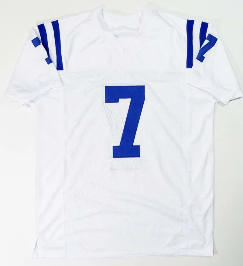 Jacoby Brissett Autographed White Pro Style Jersey - JSA Witnessed Auth *Silver - Image 6