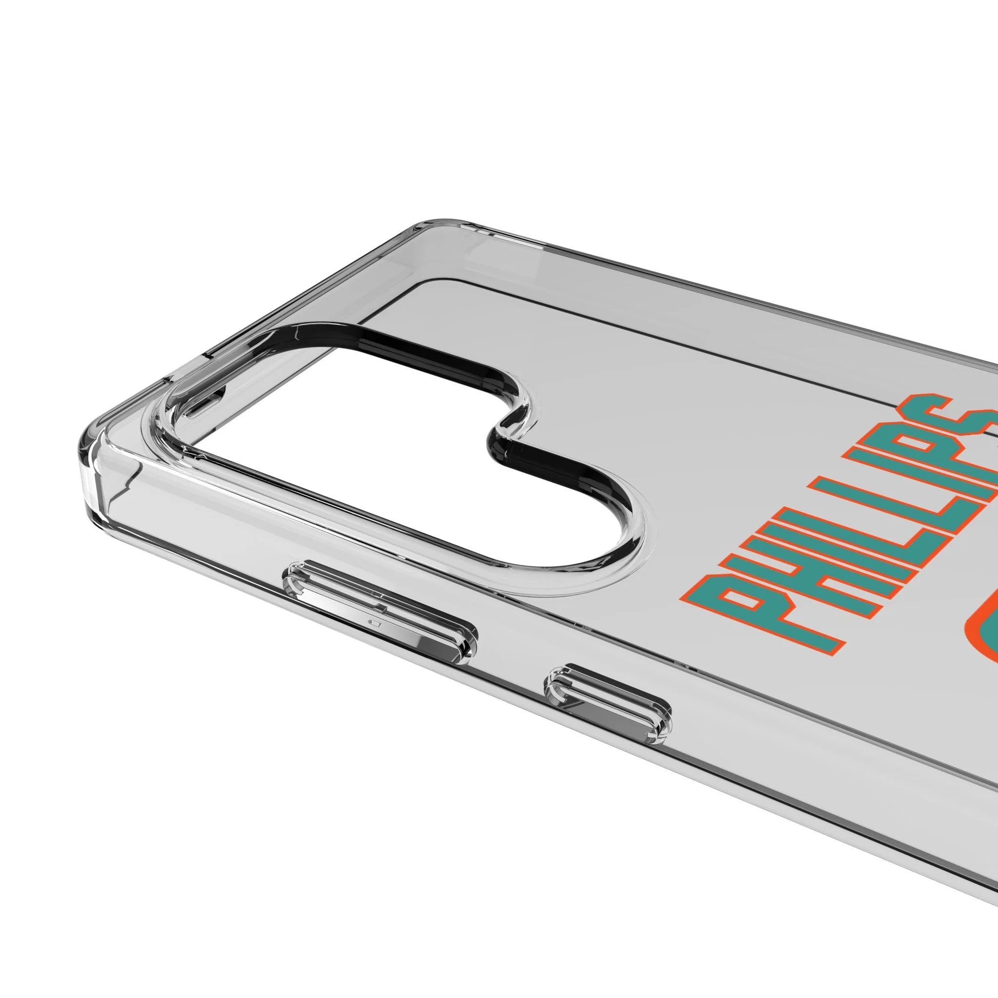 Jaelan Phillips Miami Dolphins 15 Game Tactic Clear Phone Case for Samsung Galaxy - Image 3