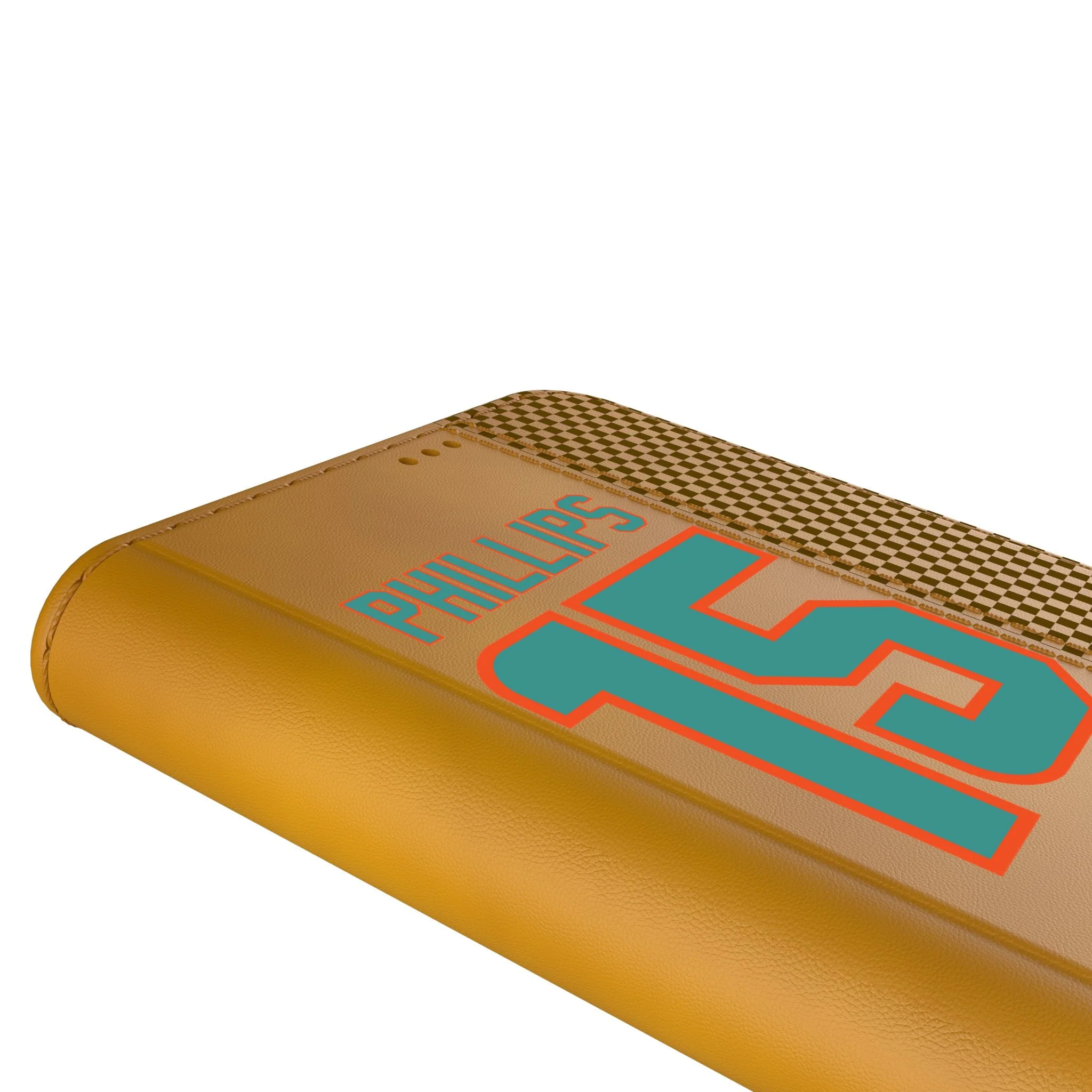 Jaelan Phillips Miami Dolphins 15 Game Tactic Folio Phone Case for Apple iPhone - Image 5