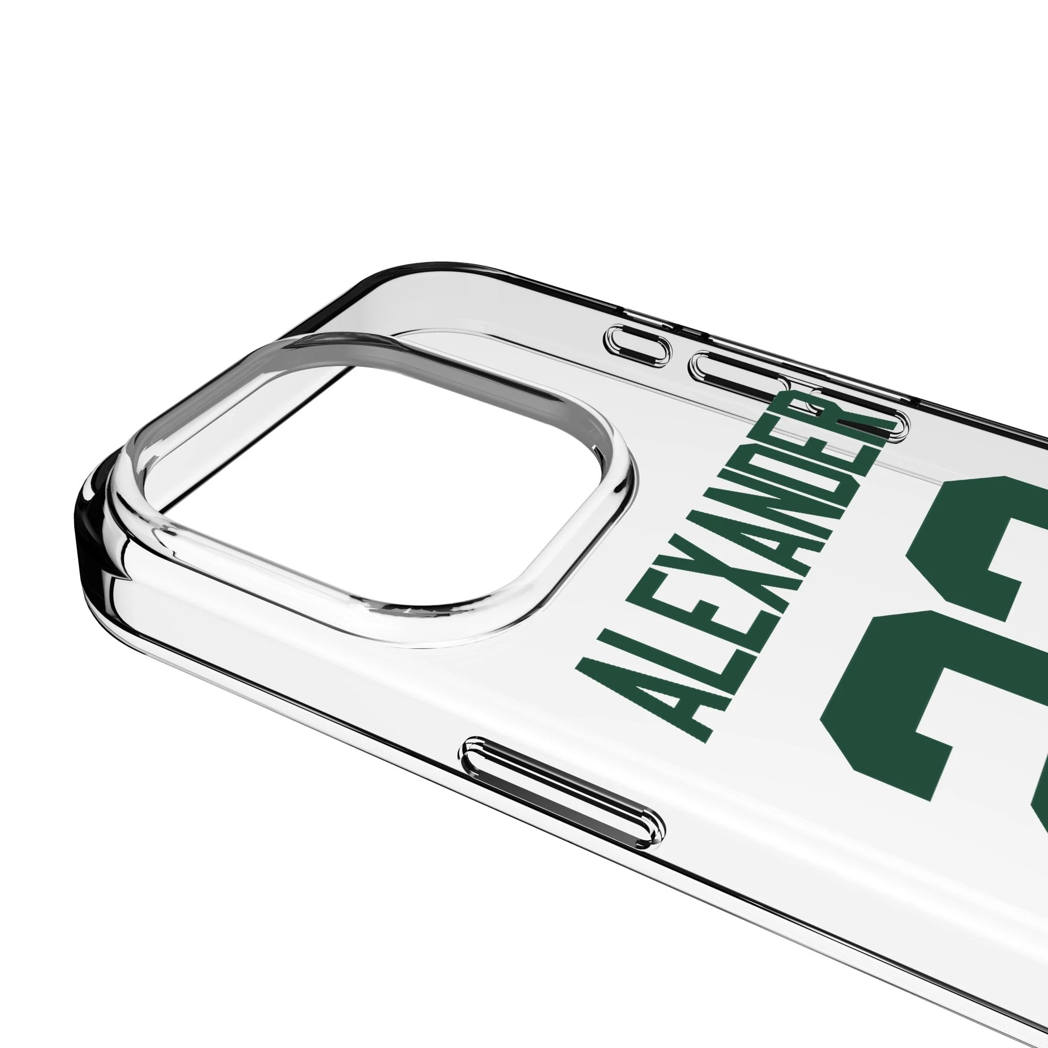 Jaire Alexander Green Bay Packers 23 Game Tactic Clear Phone Case for Apple iPhone - Image 3