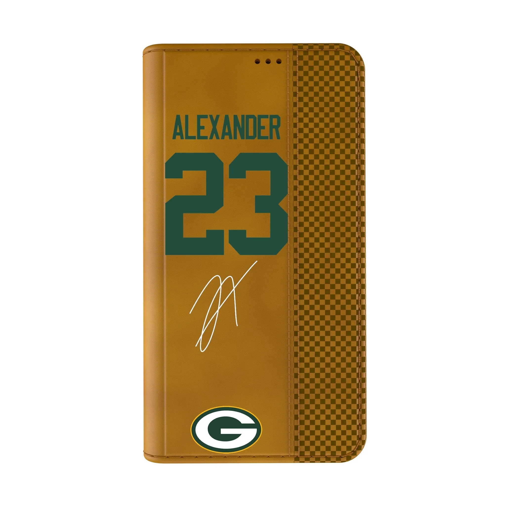 Jaire Alexander Green Bay Packers 23 Game Tactic Folio Phone Case for Apple iPhone - Image 2