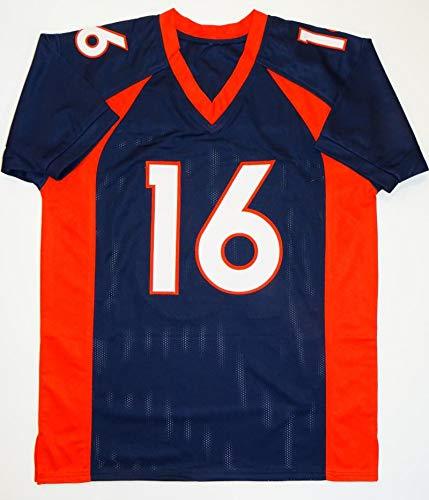 Jake Plummer Autographed Blue Pro Style Jersey- Beckett Authenticated 1