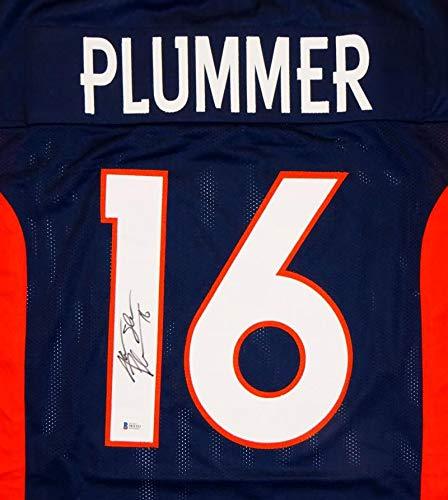 Jake Plummer Autographed Blue Pro Style Jersey- Beckett Authenticated 1 - Image 3