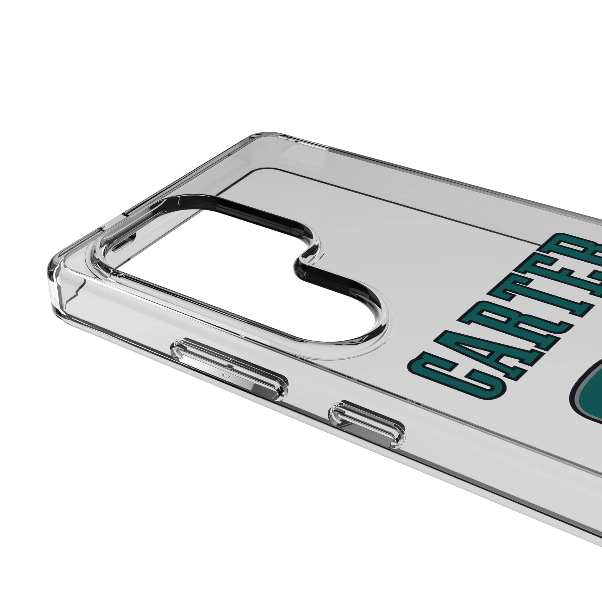 Jalen Carter Philadelphia Eagles 98 Game Tactic Clear Phone Case for Samsung Galaxy - Image 3