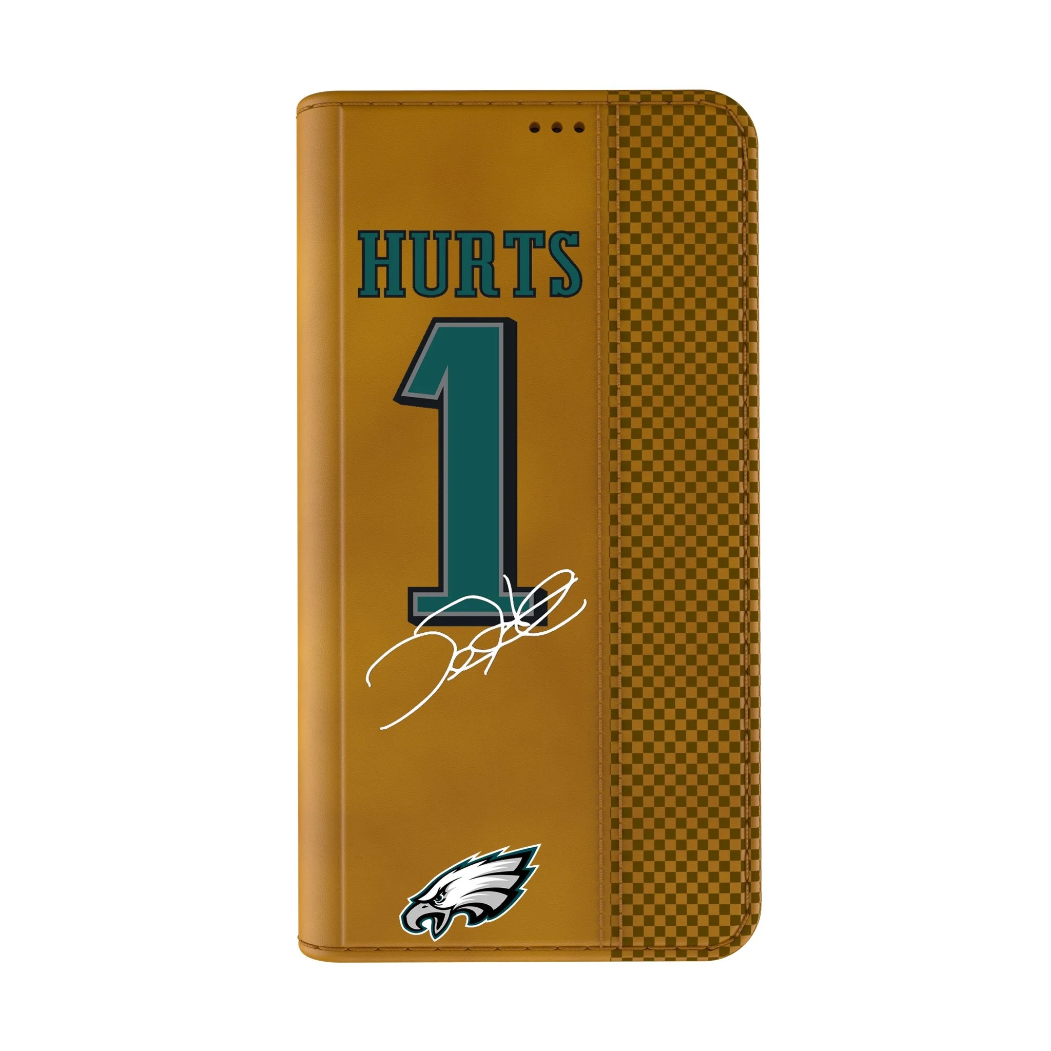 Jalen Hurts Philadelphia Eagles 1 Game Tactic Folio Phone Case for Apple iPhone - Image 2