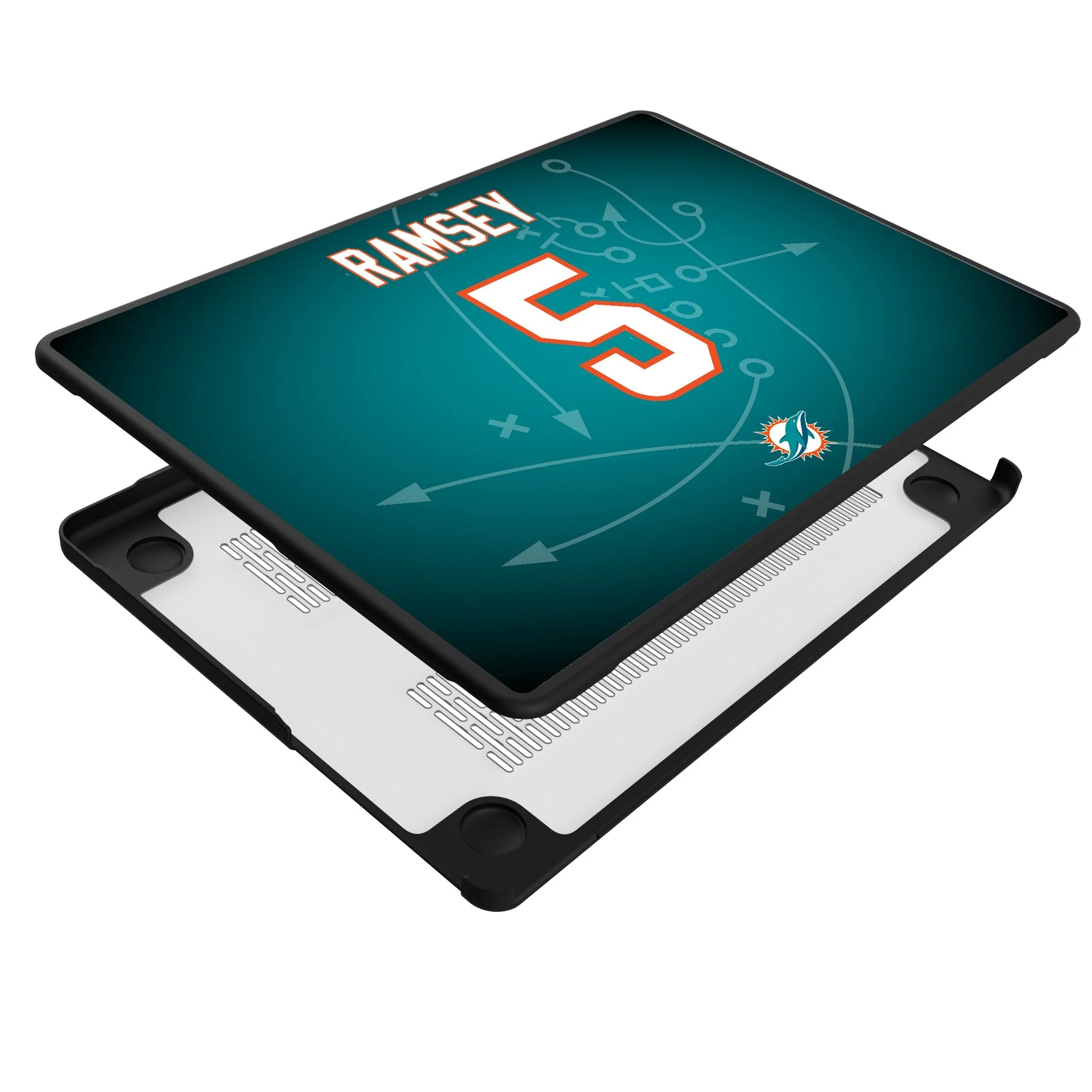 Jalen Ramsey Miami Dolphins 5 Game Tactic Laptop Case for Apple MacBook - Image 4