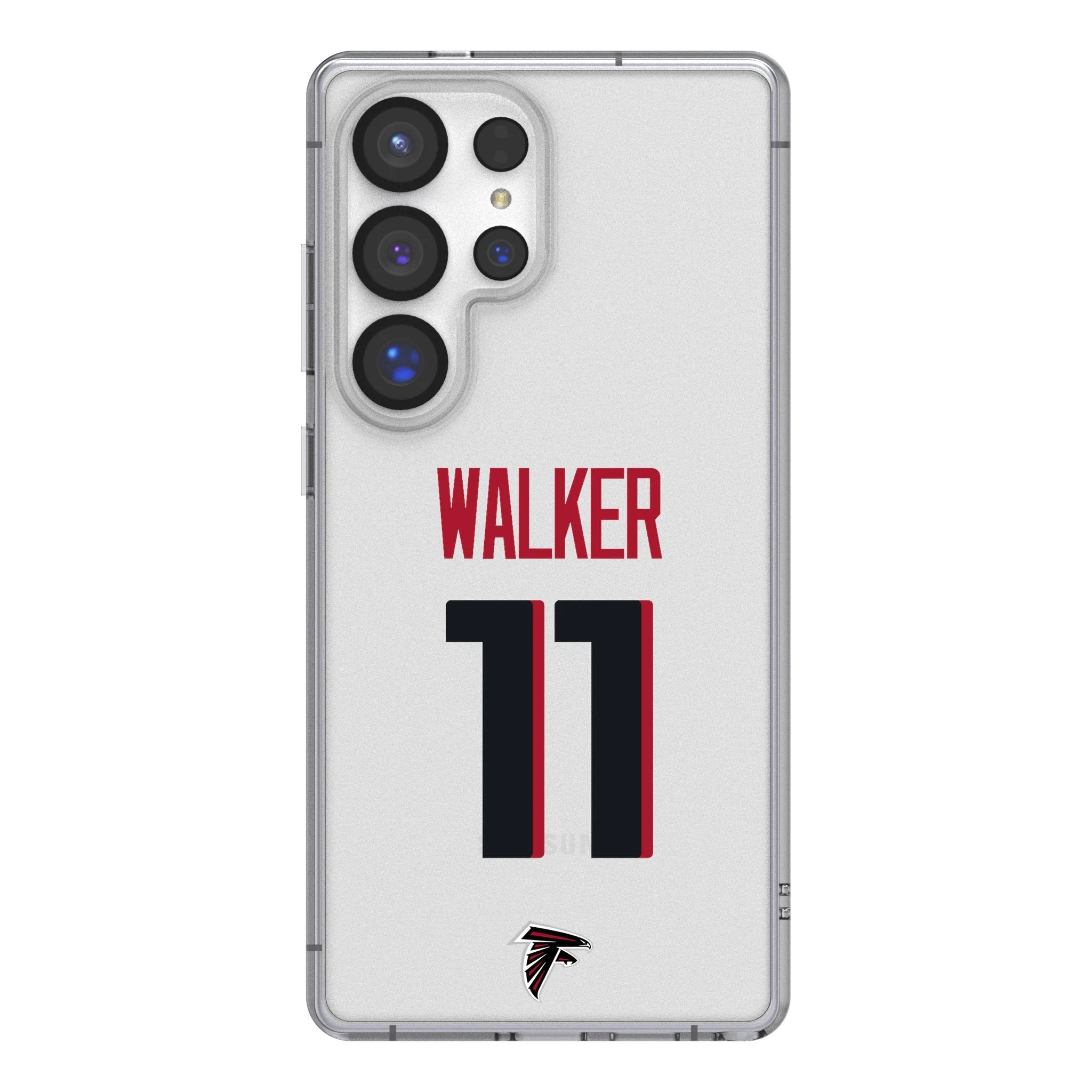 Jalon Walker Atlanta Falcons 11 Game Tactic Clear Phone Case for Samsung Galaxy