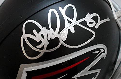 Jamal Anderson Autographed Falcons Mini Helmet- JSA W Silver - Image 3