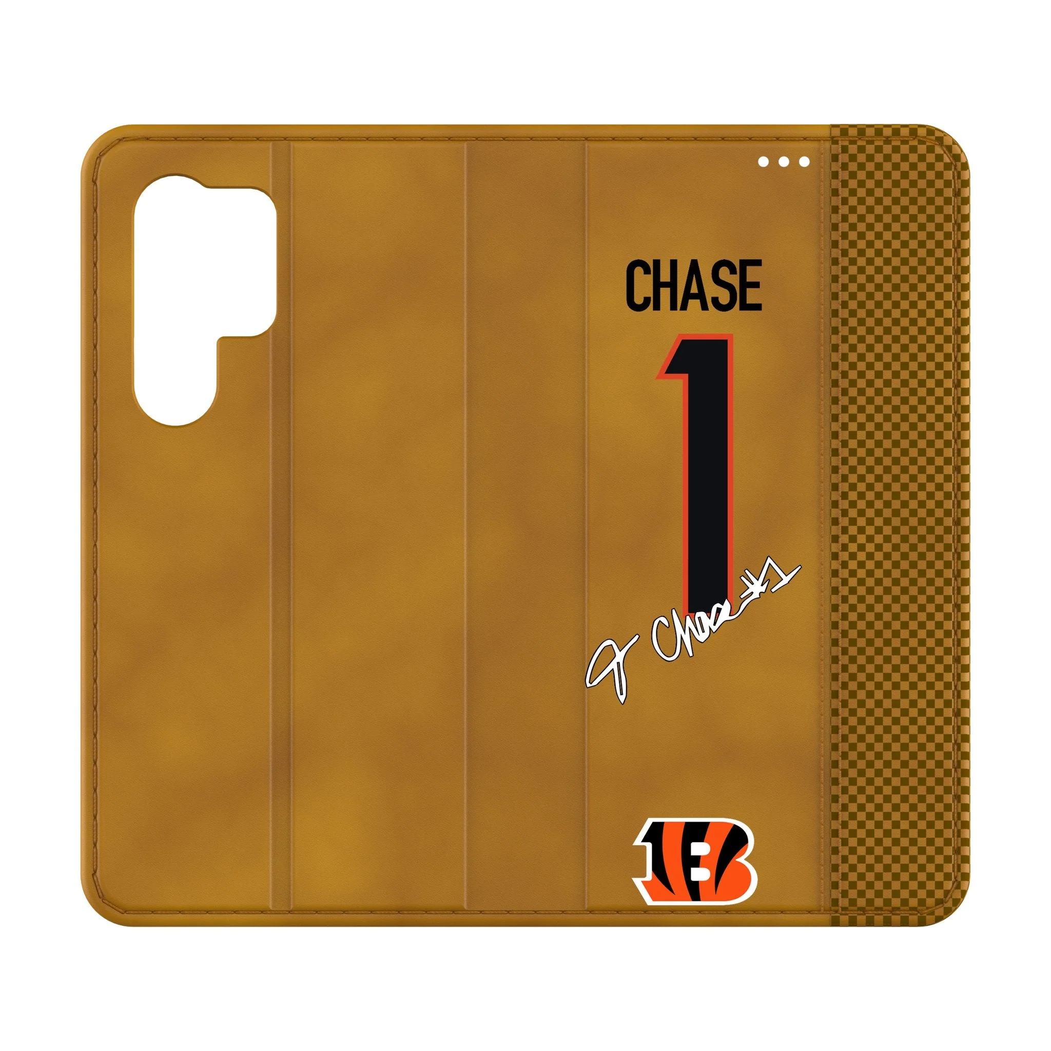 Ja'Marr Chase Cincinnati Bengals 1 Game Tactic Folio Phone Case for Samsung Galaxy