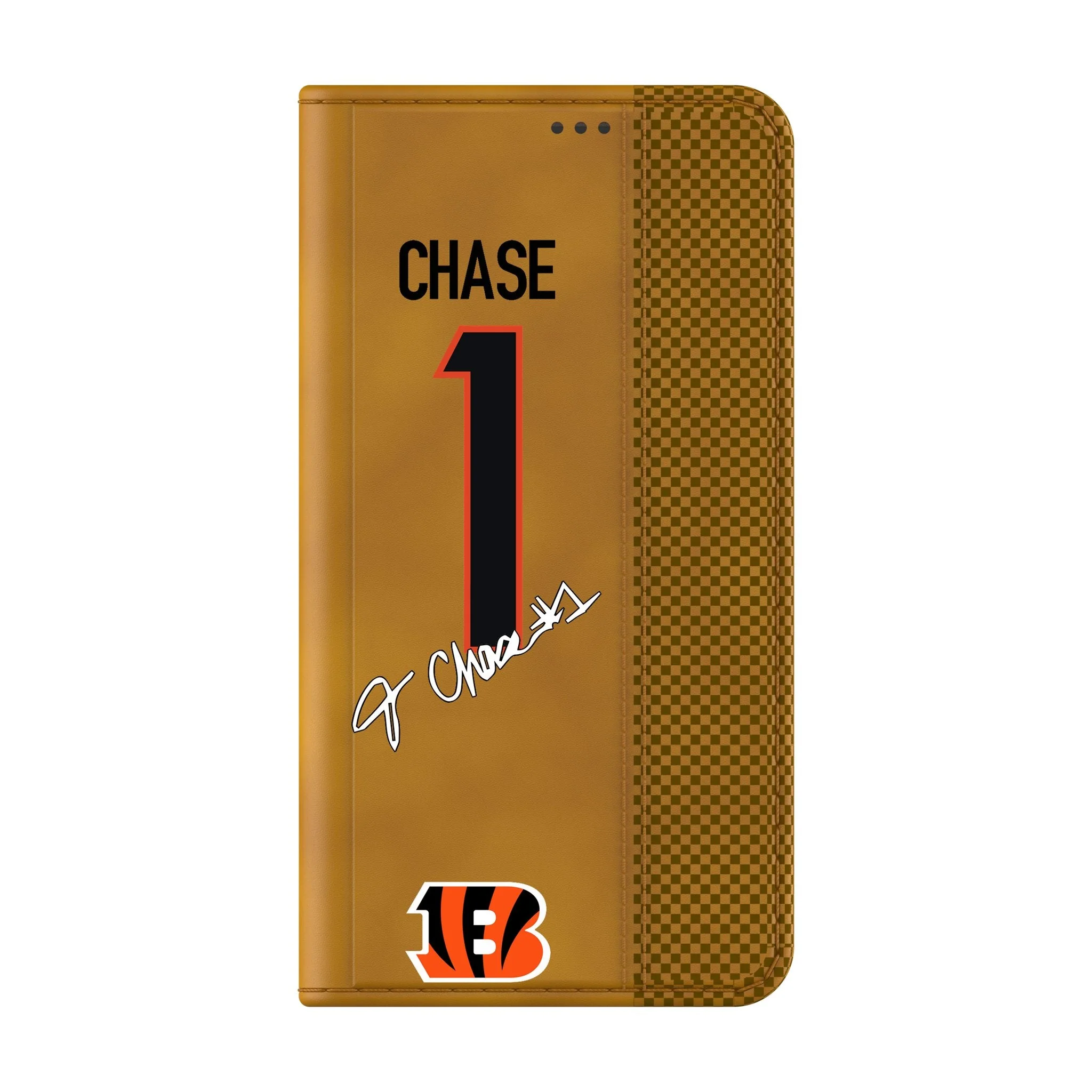 Ja'Marr Chase Cincinnati Bengals 1 Game Tactic Folio Phone Case for Samsung Galaxy - Image 2