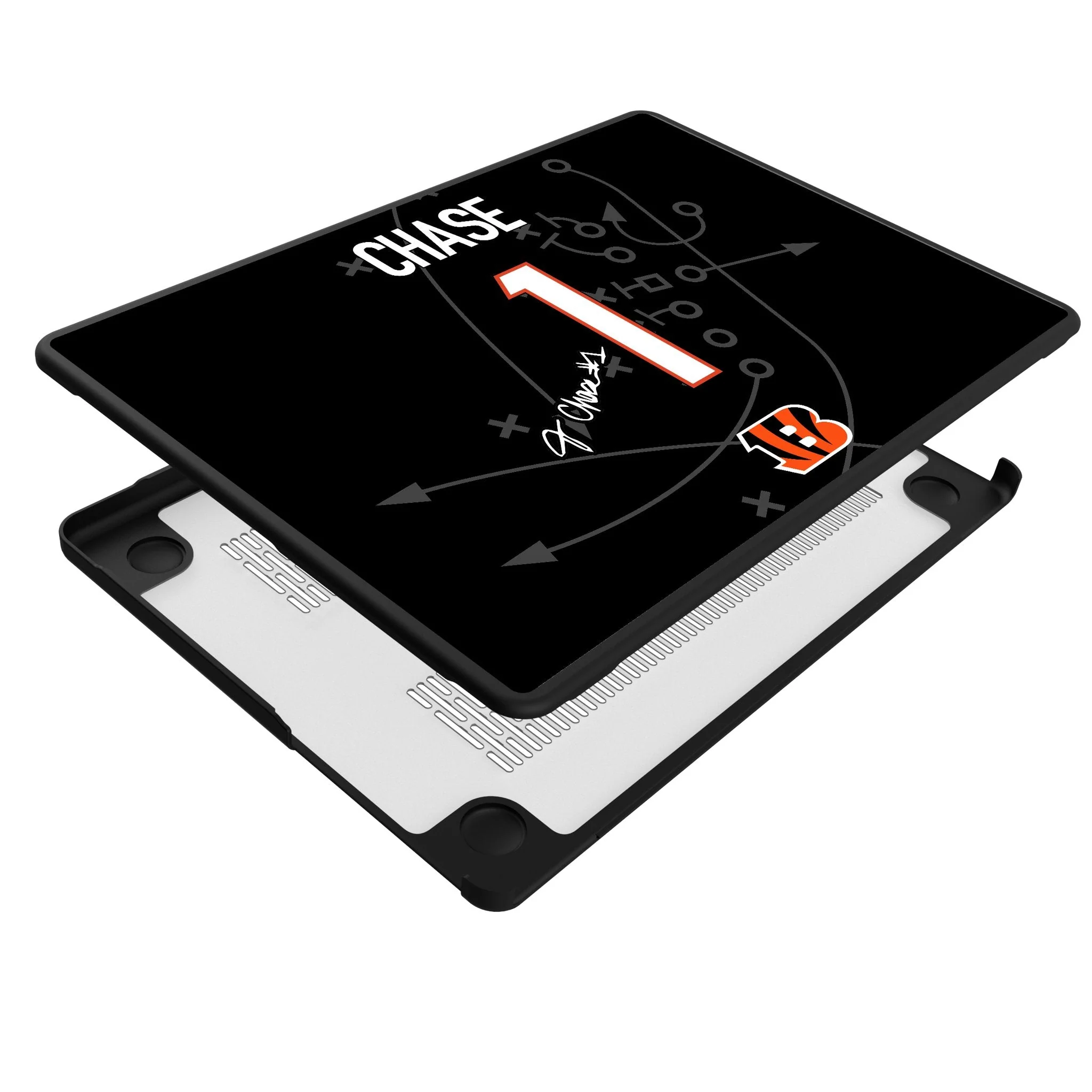 Ja'Marr Chase Cincinnati Bengals 1 Game Tactic Laptop Case for Apple MacBook - Image 4
