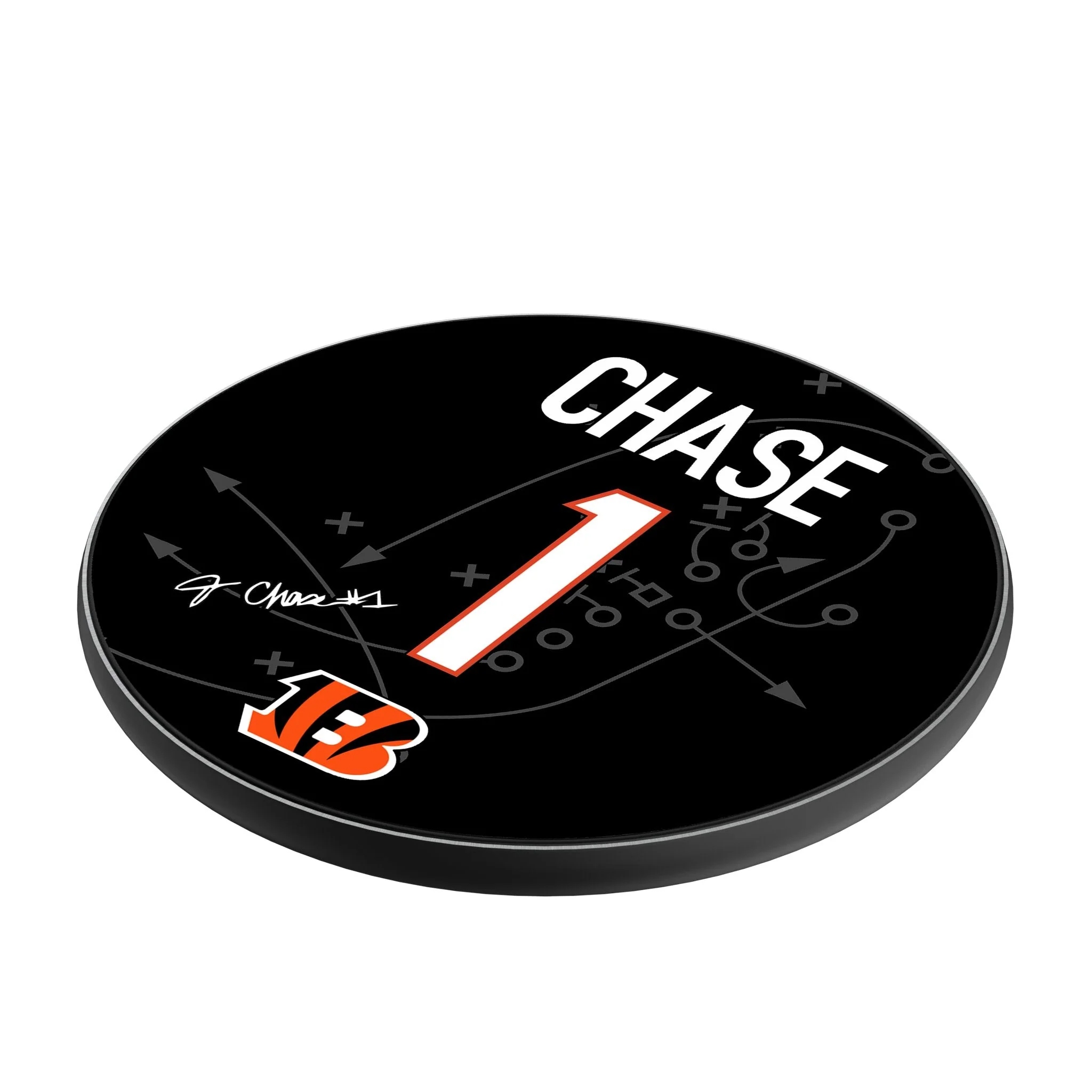 Ja'Marr Chase Cincinnati Bengals 1 Ready 15-Watt Wireless Charger - Image 2