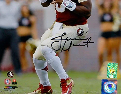 Jameis Winston Autographed Seminoles 8x10 Passing PF Photo- Winston Hologram - Image 2