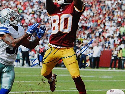 Jamison Crowder Signed Washington 8x10 vs Cowboys PF Photo- JSA W Auth Blue - Image 2