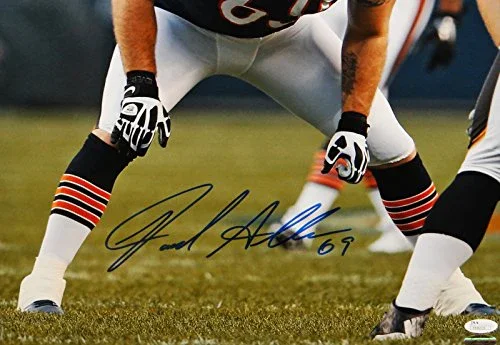 Jared Allen Autographed Bears 16x20 Defensive Stance Photo- JSA Authenticated - Image 2