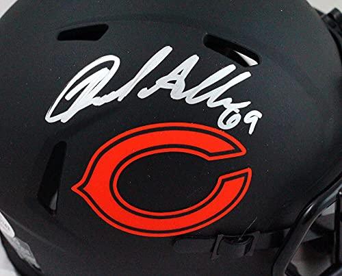Jared Allen Autographed Chicago Bears Eclipse Mini Helmet- Beckett Silver - Image 3