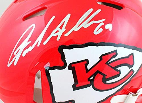 Jared Allen Autographed KC Chiefs Speed Authentic Helmet- Beckett Silver - Image 5