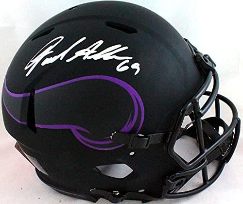 Jared Allen Autographed Vikings Eclipse Speed Authentic Helmet- Beckett Silver