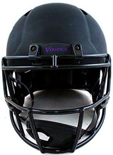 Jared Allen Autographed Vikings Eclipse Speed Authentic Helmet- Beckett Silver - Image 4