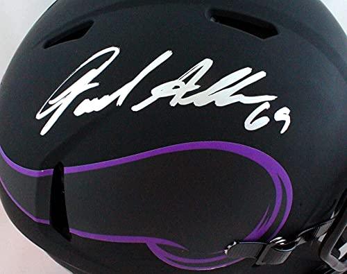 Jared Allen Autographed Vikings Eclipse Speed Authentic Helmet- Beckett Silver - Image 5