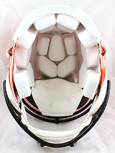 Jarvis Landry Autographed Browns F/S Speed Authentic Helmet-Beckett W Hologram Black - Image 2